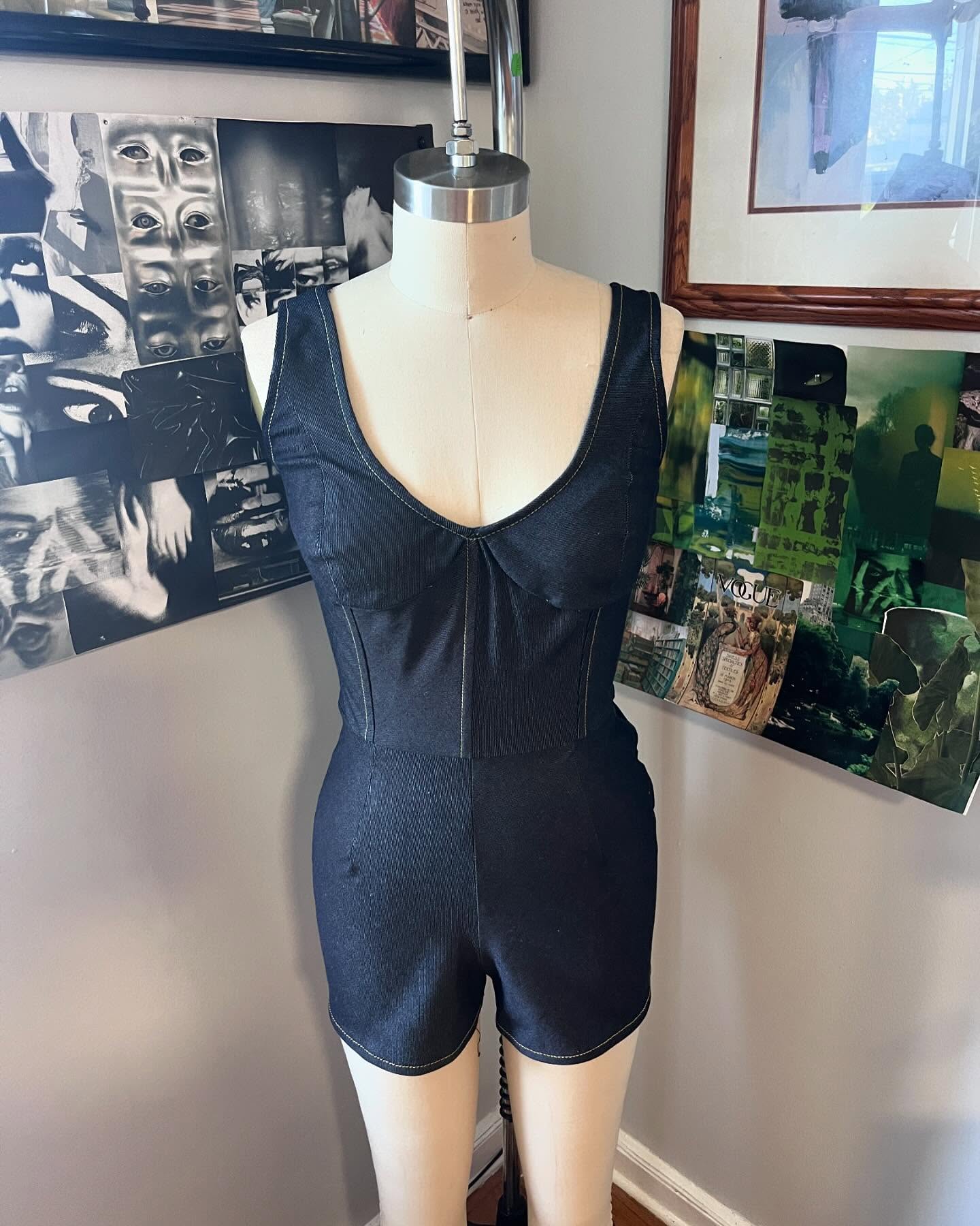 Rosie denim playsuit!
The perfect playsuit is here! Includes interior boning and a bit of stretch that’s moves with you!
Available now! www.blkbabe.com