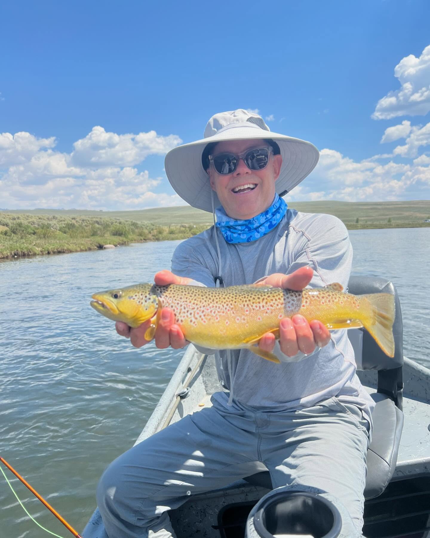 Some recent photos from JD guides @wesfish and Steve Bywater. Fishing has been good and will only get better! Give us a call so we can get you in on the action! (307) 733-3270 #whatgetsyououtdoors#flyfishing#flyfishingjacksonhole#flyfishingwyoming#browntrout#cutthroattrout