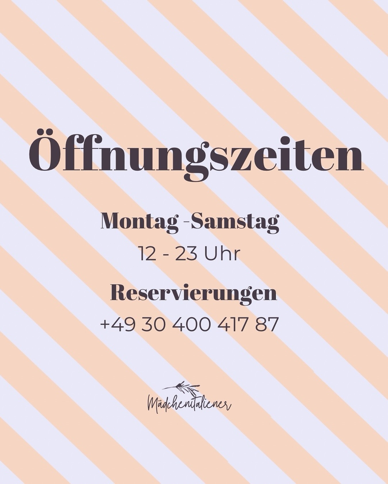 Kommt ihr vorbei? 😍🍝 #mädchenitaliener #restaurant #berlinfood #berlinfoodguide #berlineats #foodberlin #eatinginberlin #italianfood #berlin