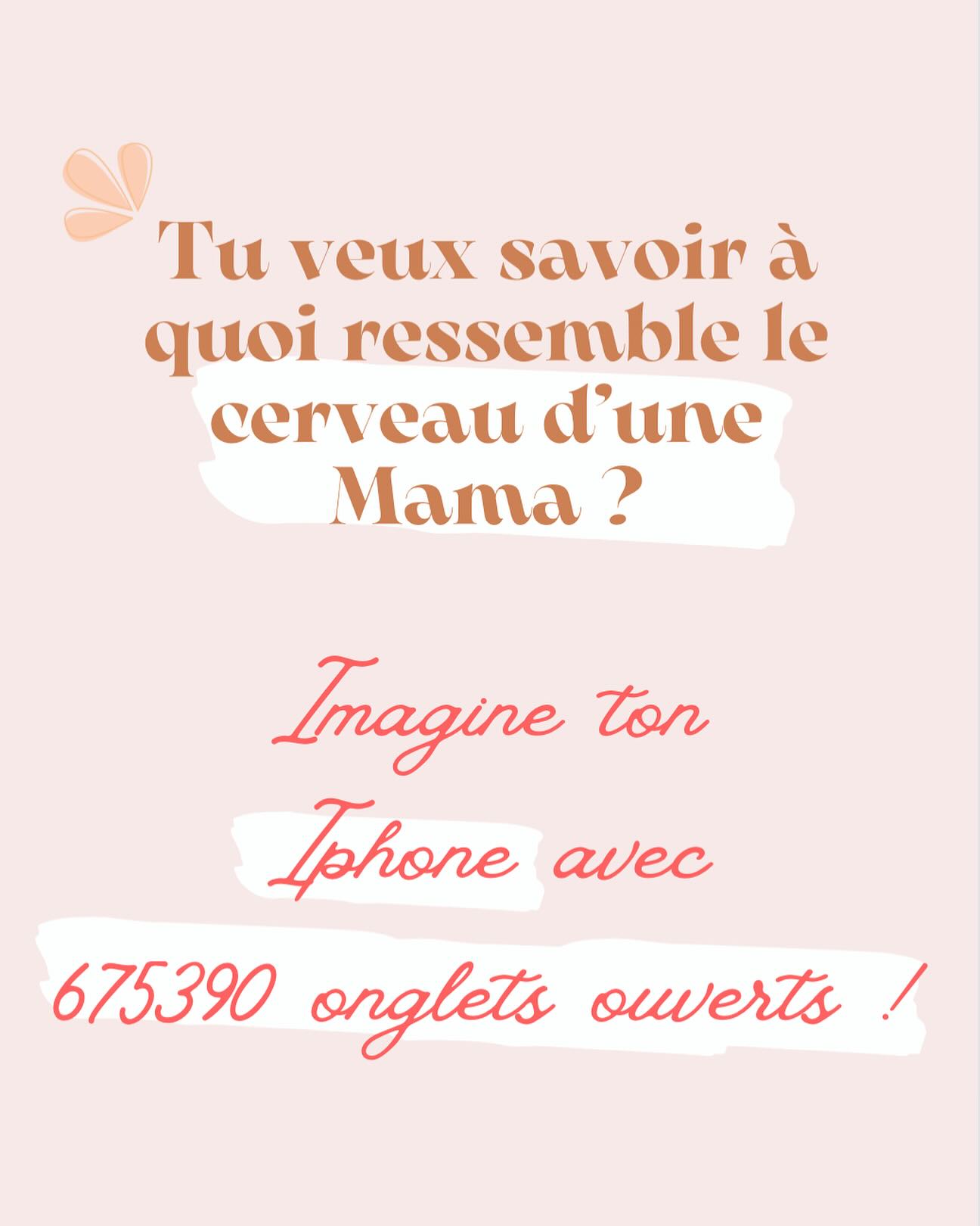 🙈 Est ce qu’une légende est bien nécessaire 😅?
Je ne pense pas ! Toi-même tu sais !
Juste envie d’humour et de légèreté donc je ne ferai de longs discours sur la charge mentale des mères, le burn-out ou l’épuisement parental bien que ce soit de vrais sujets évidemment !
Mais allez, soufflons, rions un peu 😉
On est ensemble 💪
Envoie l’emoji de ton choix en commentaire à toutes les Mamas qui passeront par là 👇🏼
Comme je te l’ai dit … mood Vacances activé (même si je n’y suis pas 😅) alors de mon côté je vous envoie à toutes … 🍹 ! Celui de votre choix ! Seule ou avec des copines ! Vous prendrez bien ce qui vous fera plaisir 😝
🍹🍹🍹🍹🍹🍹🍹🍹🍹🍹🍹🍹
À ton tour 👇🏼
#mama #maman #chargementale #vacances #vacancesenfamille vacancesavecenfants #bebe #enfants #kids #maternage #maternageproximal #charente #angouleme #larochefoucauldenangoumois
🩷Je suis Sarah, j’accompagne en Charente les mères et futures mères dans ce bouleversement qu’est la parentalité à travers mes Soins Bien-être (Bain enveloppé bébé, massage femme enceinte et post-partum avec serrage du bassin, drainage lymphatique), des ateliers (portage, massage bébé, yoga bébés et yoga kids, les signes) et accompagnements (sommeil et allaitement).
Au Plaisir de te rencontrer 💕