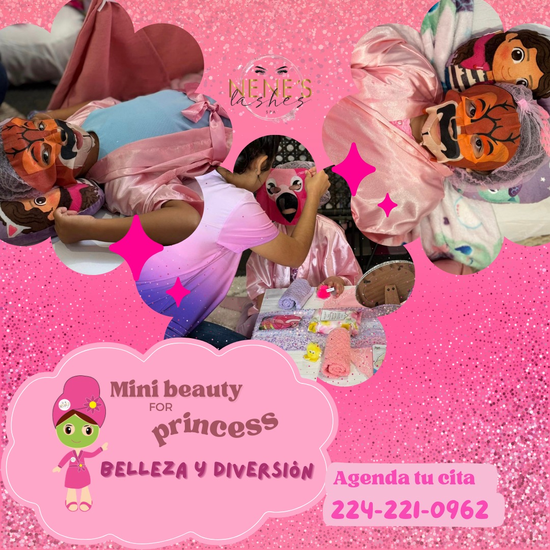 La imaginación y creatividad también son parte de nuestro Mini Beauty for Princess donde las pequeñas princesas tienen oportunidad de escoger los 🌈colores, 💖peinados, 🧚♀️accesorios y 👑detalles para hacer su día mucho más especial.
📌Citas individuales o grupales al 224-221-0962