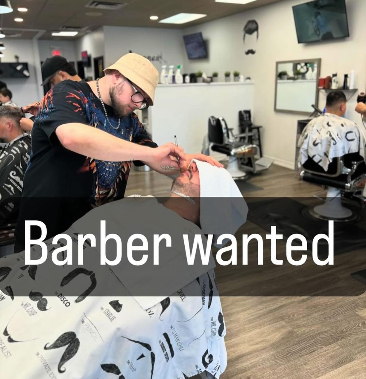 Looking for professional barber to join our busy shop.