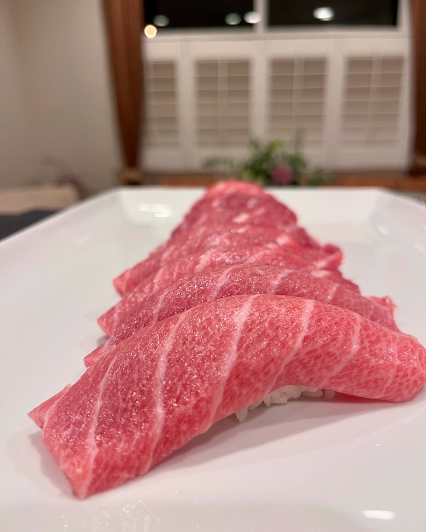 Blue Fin Chu Toro Nigiri
#catering
#sushi
#sandiego
#california
#bluefintuna
#southernbluefintuna
#nigiri