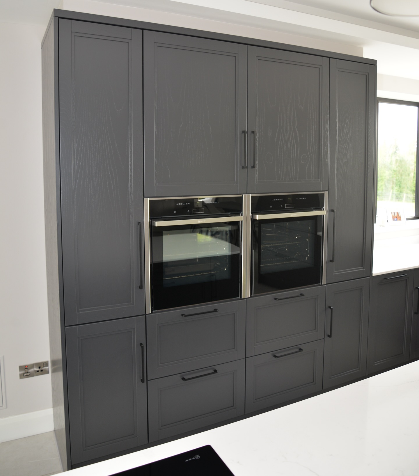 Transform your kitchen with the perfect blend of style and functionality. Our side-by-side Neff eye-level ovens make cooking a seamless and efficient experience
#KitchenDesign #LuxuryLiving #NeffOvens #dunlopkitchendesign #kitchendesign #kitcheninspiration #kitcheninspo #kitchen #home #cooking #recipe #homecooking #modernkitchens #modern #monochromehome #northernirelandhomes