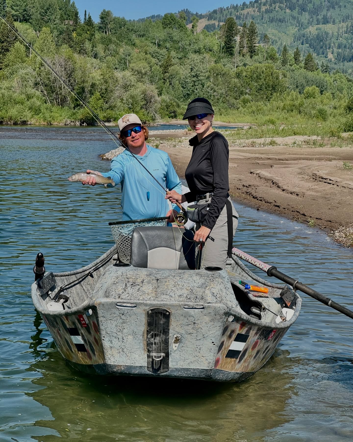 Rhett, Michelle, and Alex came and fished with us for 3 days and caught some great fish. They brought the good times and sunshine as well! Great work out there! #guidedfishing #tetons #Troutfishing #flytying #letsgofishing #Trout #catchandrelease #flyfishingaddict #flyfishinglife #Sageflyfishing #flyfishing #Wyoming #westernriveranglers #travel #wildtrout #Smithoptics #flyfishingadventures #patagonia #jacksonhole #fishing #yellowstone #orvis