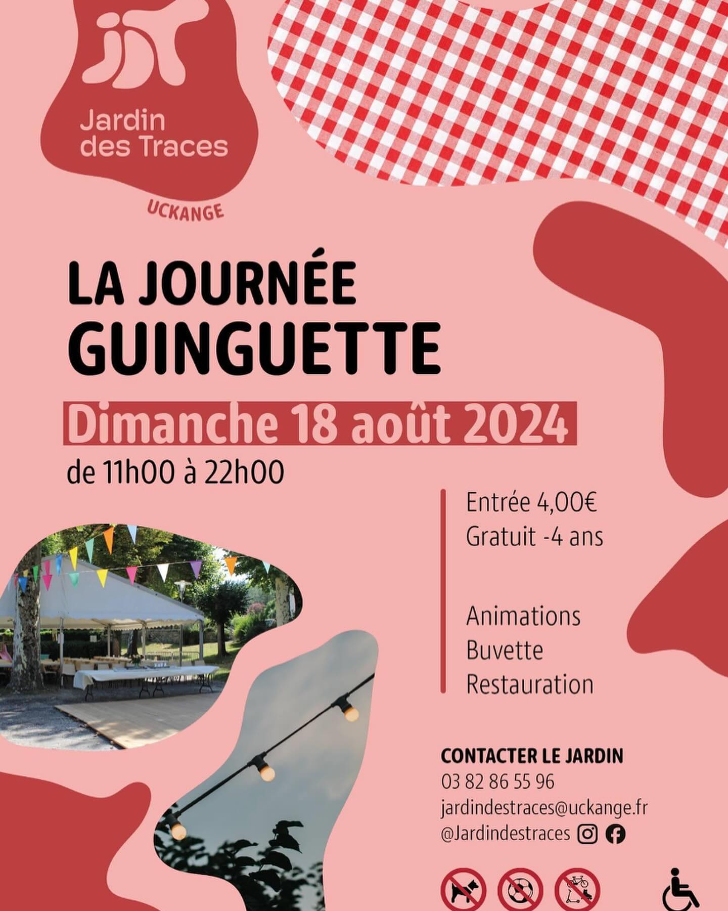 RDV LE 18 août 2024 pour notre journée Guinguette !!! 🌸🥂🎤