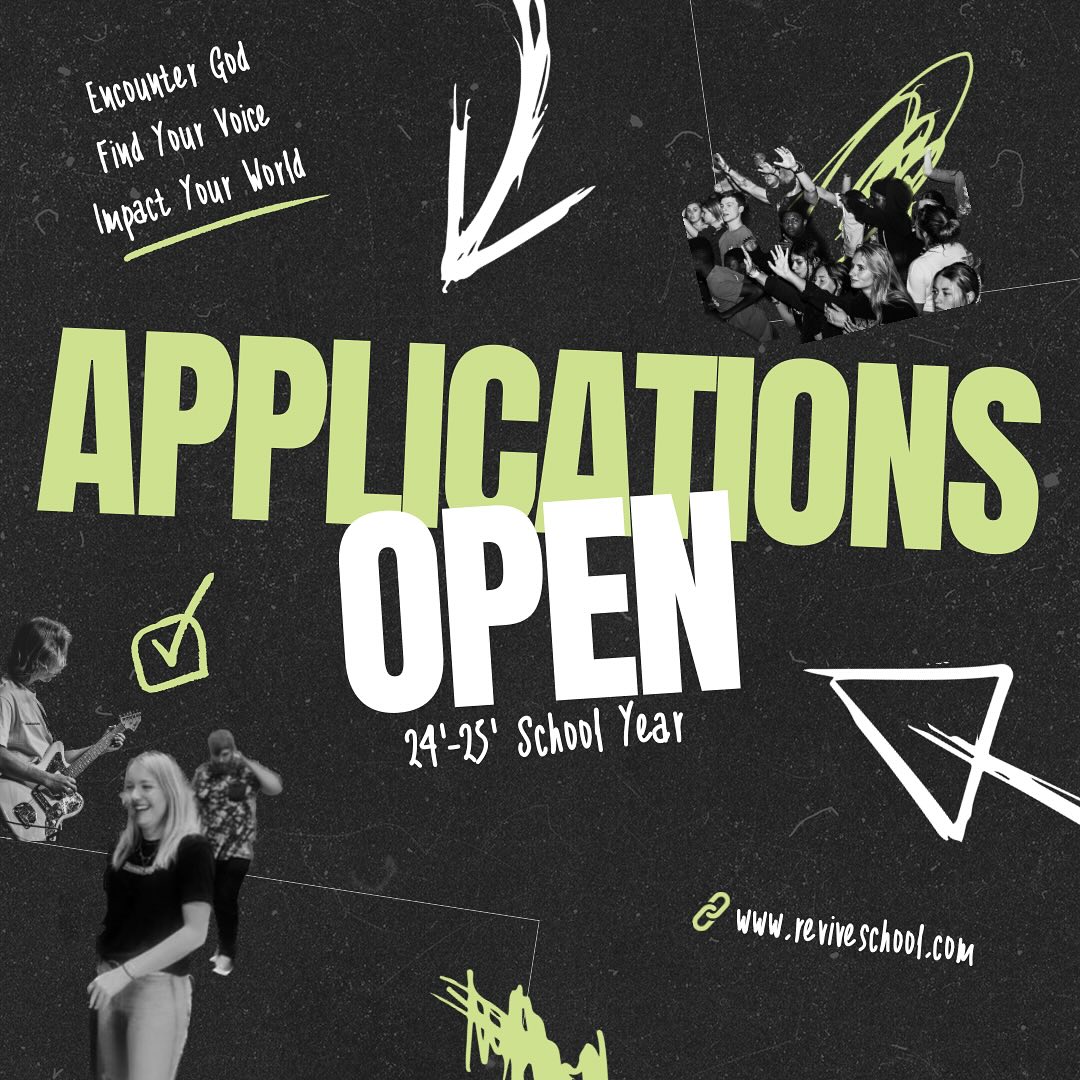 Applications are open for Revive School this Fall! 🎉
‼️Get them in by August 30th‼️ Link in bio 🔗