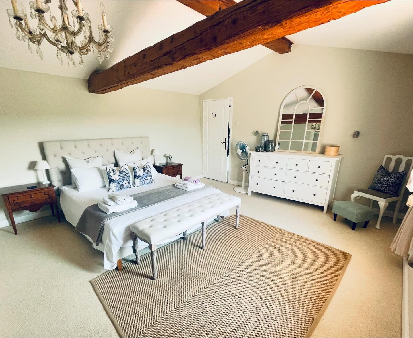 A sneak peek at the upstairs bedrooms before friends arrive #gitesinfrance #summer2024 #southoffrance #friendsandfamily #makingmememories #holidaymode