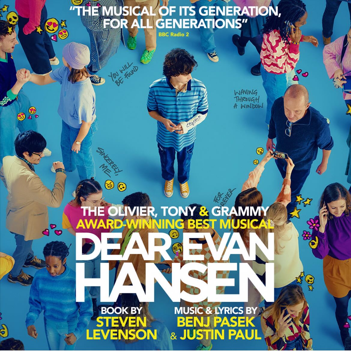 So excited to be working on this epic musical @nottmplayhouse. ❤️ #dearevanhansen #nottinghamplayhouse #uktour