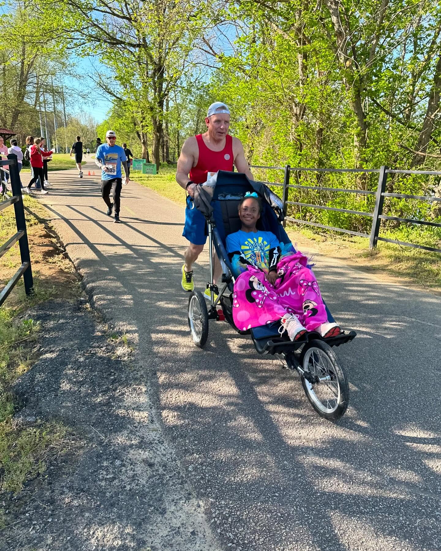 A few of our athletes from the Bridge to Bridge back in April!