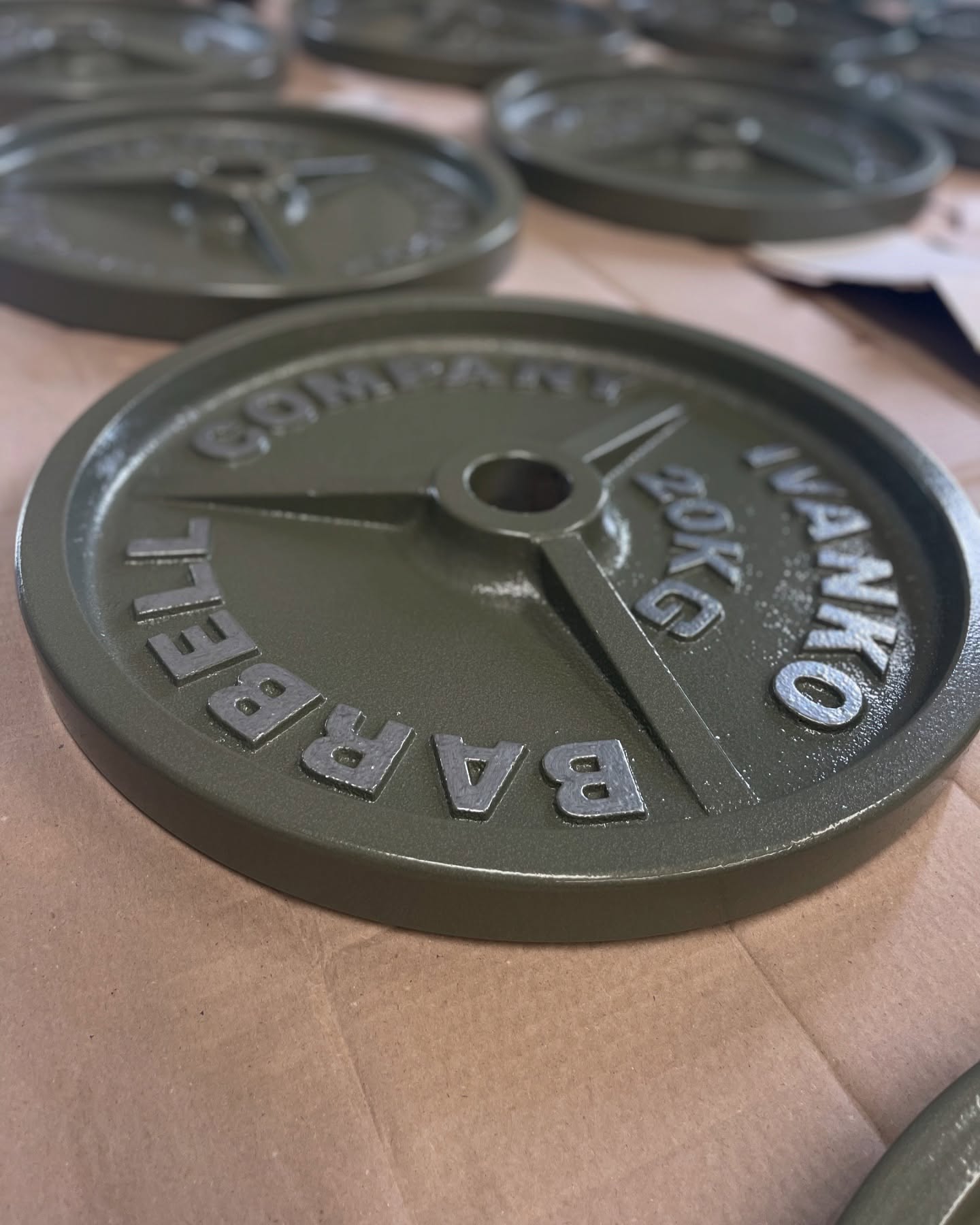 What a transformation on these stunning retro Ivanko plates for @progressgym
These have had the full works - Pyrolysis oven to burn off the old paint and grime, Shot Blasted to take them back to raw metal, Etch Primed to give a nice adhesive surface ready for powder coating, Powder Primed and Powder Top Coated in a colour matched Hammer Finish. The cherry on the cake was to hand finish the silver lettering! 👀
Swipe across this post to see some ‘Before’ images - bare in mind that this plate was the best out of all of the plates, the majority had reached the point of becoming rusted out relics, dying for a chance at a new life back in the gym!
@progressgym it’s been a pleasure to do these and we hope you / your members get to enjoy the iconic noise of proper old school plates 🤙
#ivanko #powdercoating #shotblasting #gym