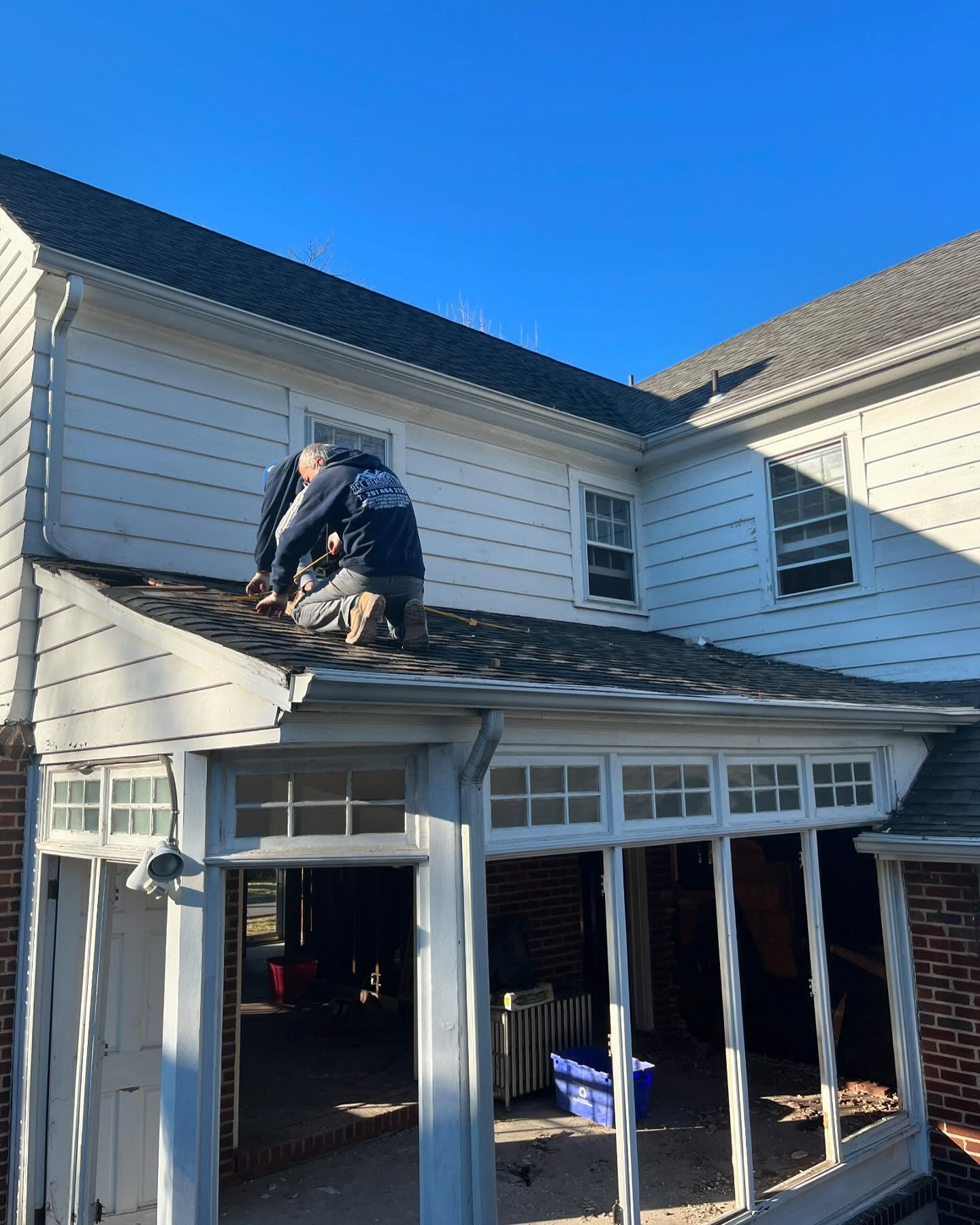 Sunroom and 2nd floor bedroom addition from A to Z by @aceremodelingnj