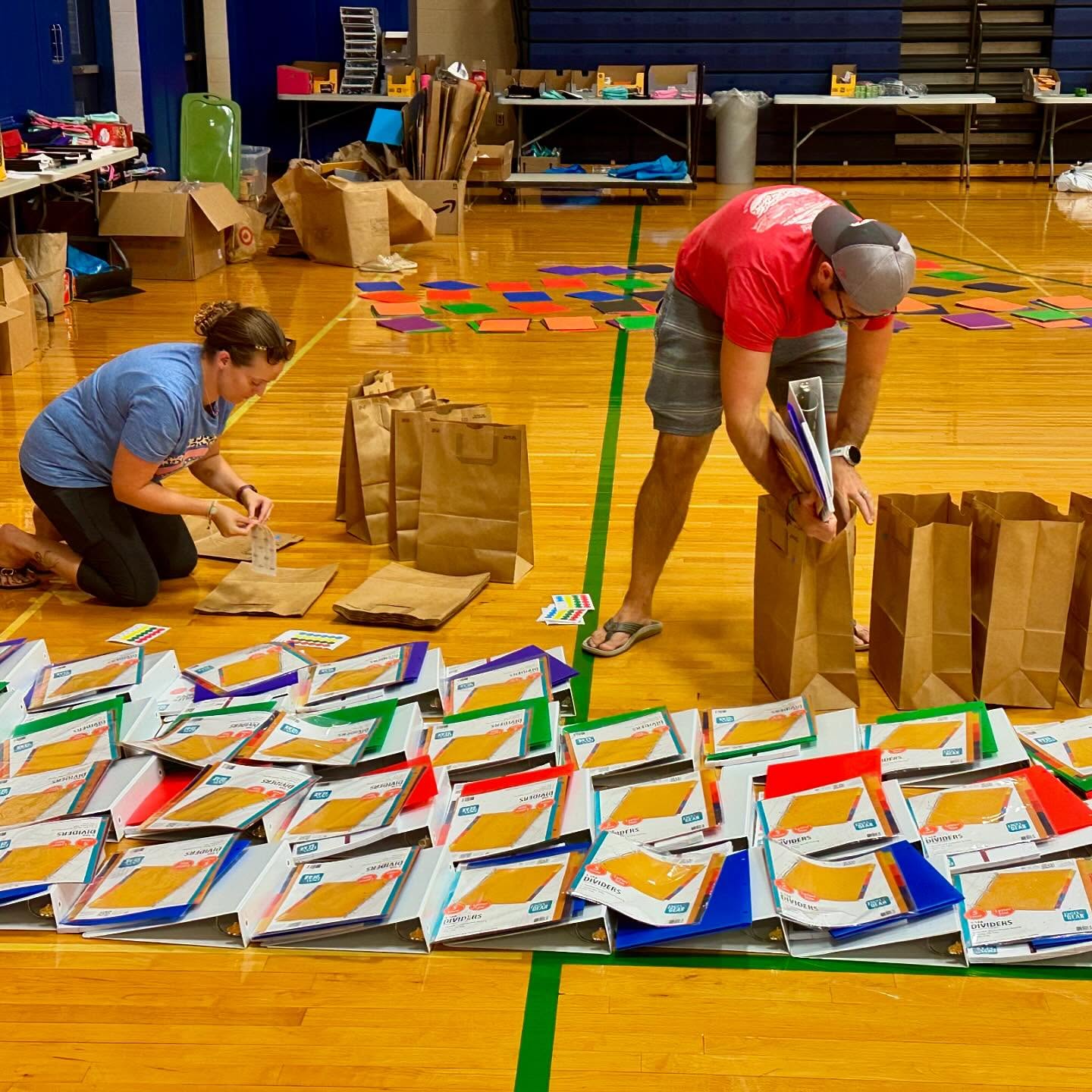 We are packing school supplies for all grades! Binders, notebooks, folders, paper…following the school supply lists for each grade level @potsdamcsd to the best of our ability! A big shout out to our new sponsors today: Silver Sponsor: @stlvroasters and Gold sponsor: @jrecksubs We’re going out tomorrow morning to pick up more supplies thanks to you!!
Reminder: the Back to School Fair will be held Saturday August 24 from 10am-1pm at Potsdam High School gymnasium. Potsdam students will check in at the front desk and be directed to their grade level!
#school #backtoschool #schoolsupplies #sponsor #volunteer #donate #backpack #snackpack