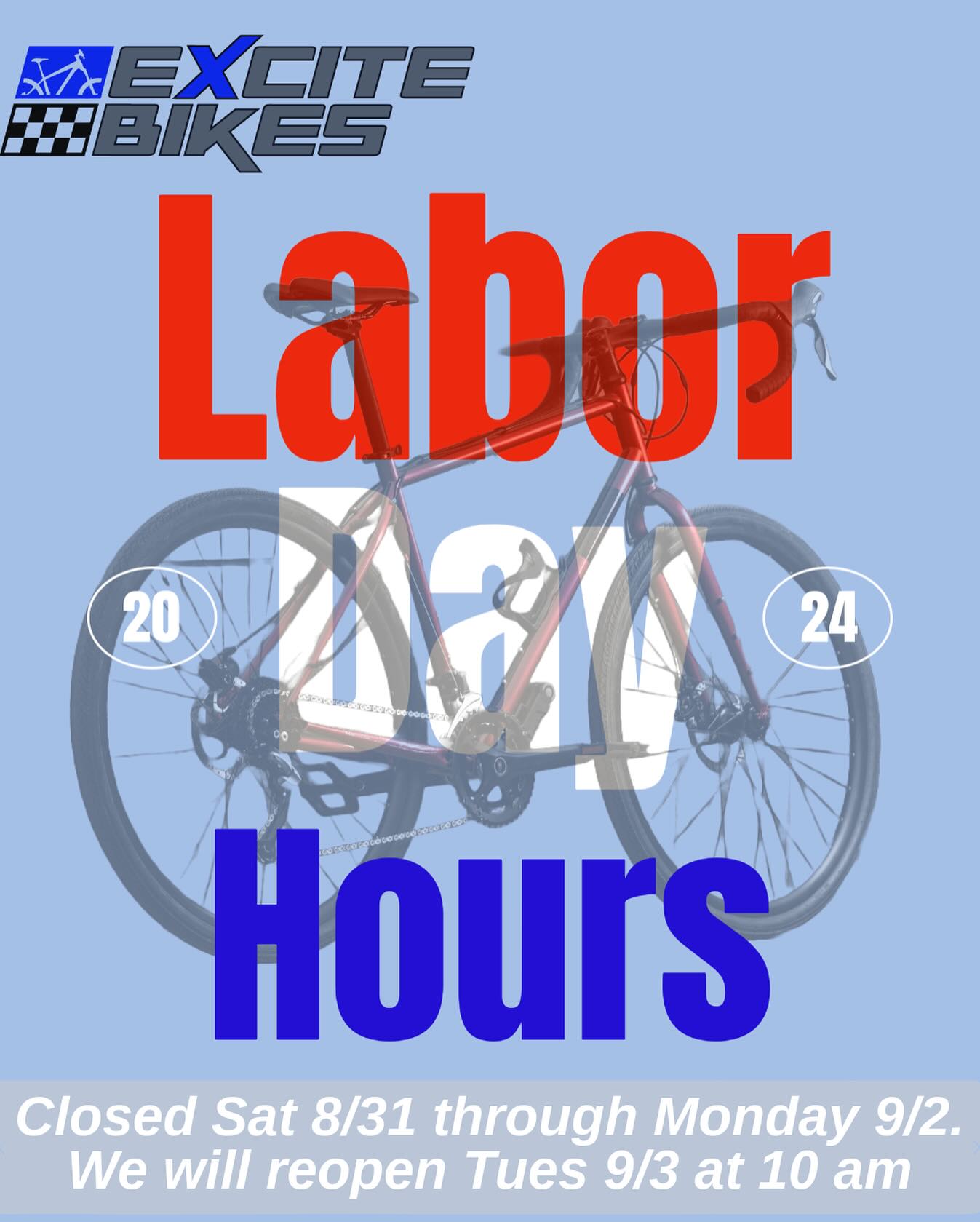 Labor Day weekend is approaching soon! We’ve been working hard so taking a Saturday off! We will be closed Saturday August 31st and our usual Sunday and Monday Sept 1-2. We will operate with normal business hours Tuesday September 3rd from 10am to 6pm.
Thank you for all your support!!