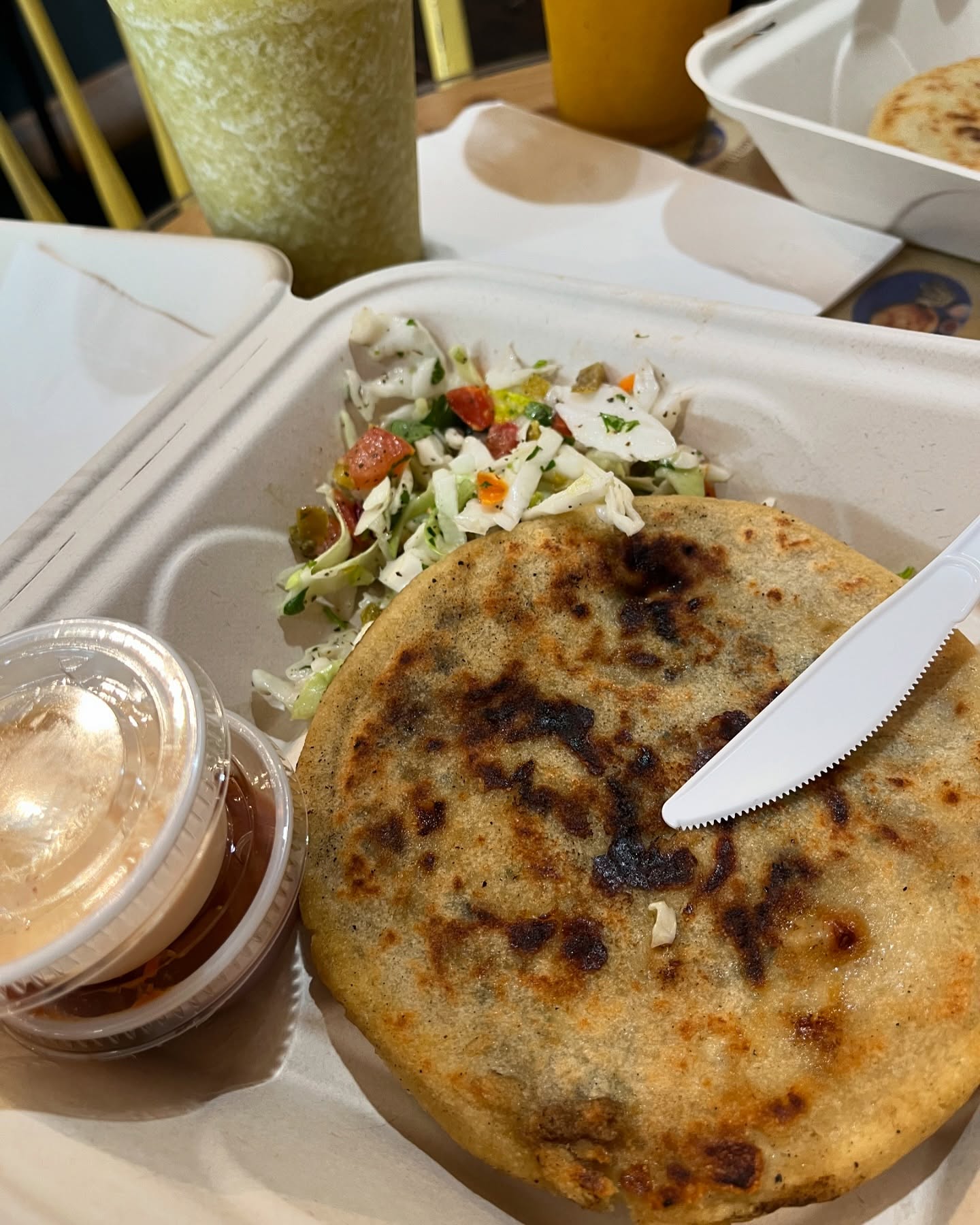 🫣 Does trying new food make you nervous?
🍽️ New flavors can be exciting and great for your gut microbiome!
🌱 Explore & diversify your diet—your gut will thank you!
🥦 Here was a recent one: My husband tried delicious Pupusas for the first time, and I tried Lulo fruit juice—it was a delightful tropical surprise!
Share a food you tried that surprised you—good or bad!
#HealthyGut #FoodAdventure #GutHealth