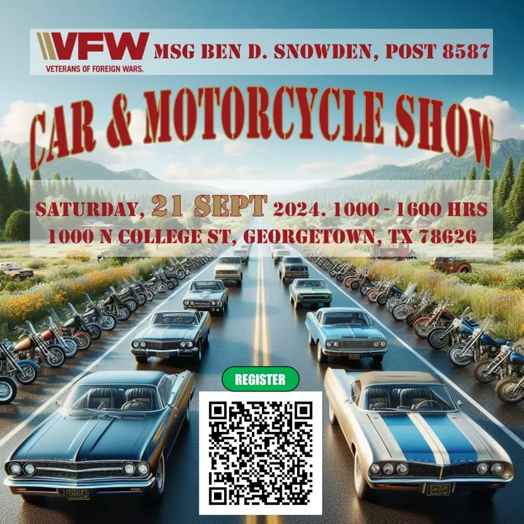 We are just under ONE month out from the show! It will be hosted at @vfw8587 . See Facebook for the event and the website for registration.