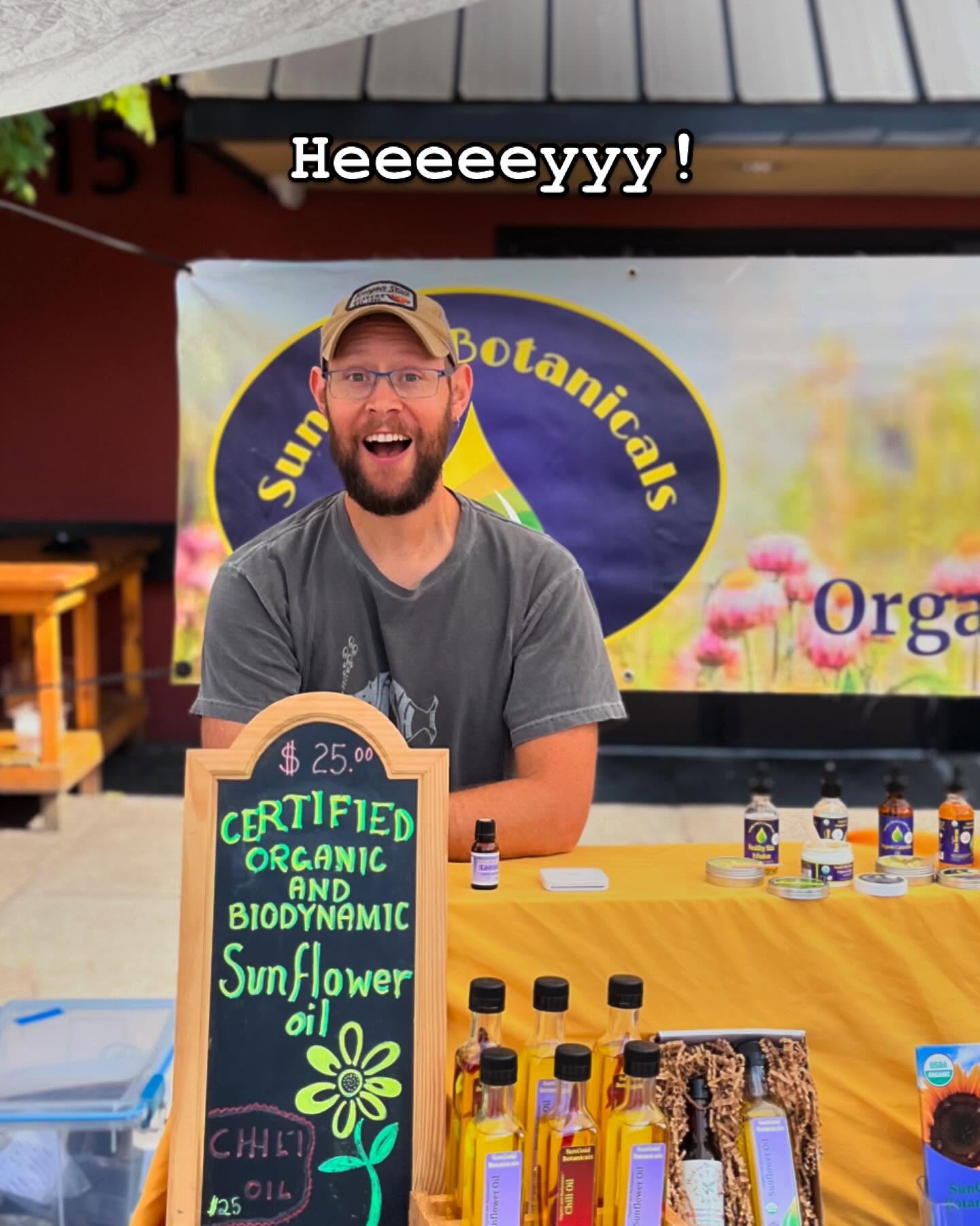 That face when we see YOU down here at your local Farmers Market!!!
We’re stoked to be here at the Corvallis Farmers Market on Monroe and 1st every Saturday from 9-1.
If you miss us, we STILL deliver locally for free! Just another way we like to keep our bond with our community strong. 💪
And if you’re looking at our inventory but are far away, check our website for shipping options ✈️ 🚂🚛, link is in the bio!
And as always,
Happy Summer Friends, we look forward to hearing all about your adventures and sharing some of our own with you soon 🌻💜🌱💚🌿💛🌻
#sungoldbotanicals #thatsthestuff #dontpanicitsorganicandbiodynamic #cafm #farmersmarketspecial #organichempcbd