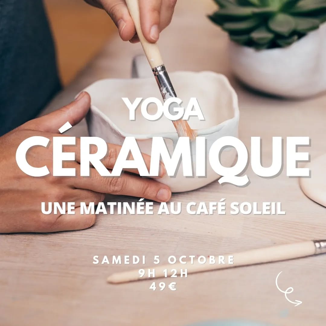 LES ATELIERS D'AUTOMNE 🌞
Les voici les voilà, les prochains ateliers pour les mois à venir. D'autres sont encore en préparation. J'ai hâte de vous retrouver sur ces formats qui permettent d'explorer d'autres espaces, d'autres temporalité, un rapport au corps different.
• YOGA & CÉRAMIQUE : Samedi 5 Octobre - Au chaleureux @soleil_cafeceramique où Charlotte & Pauline nous accueille de 9h à 12h. Au programme : 1h de yoga flow pour cultiver un vent de liberté et laisser volière sa créativité + 2h de peinture sur ceramique (pièce d'une valeur de 25€) accompagné d'un petit déjeuner gourmand 🥐
• ATELIER BREATHWORK : Dimanche 6 Octobre - 15h 17h @yogabaiona . Aller à la rencontre de notre souffle tout déployant le mouvement au service de la conscience. Nous exploreront différentes techniques respiratoires pour apprendre à discerner ce qui est soutenant et profitable pour chacun(e) d'entre nous dans le lien corps-esprit.
Pranayamas, asanas, mouvement libre, voix, relaxation
- YOGA & AQUARELLE : Samedi 23 Novembre - 15h 17h @yogabaiona . Du corps à l'(e)ancrage, nous retrouverons cette joie enfantine où corps et créativité sont lieux d'expression.
Initiation, aucun niveau requis
.
Réservations chez nos hôtes : @soleil_cafeceramique, @yogabaiona
#AteliersDAutomne #YogaEtCreativité #ArtEtBienÊtre #YogaCeramique #YogaFlow #PeintureSurCeramique #SoleilCafeCeramique #Breathwork #SouffleEtMouvement #Pranayama #YogaBaiona #YogaAquarelle #ArtThérapie #BienÊtreCréatif #TempsPourSoi #AncrageCorpsEsprit #ArtEtYoga #AtelierZen #ExprimeTaCréativité #JoieEnfantine