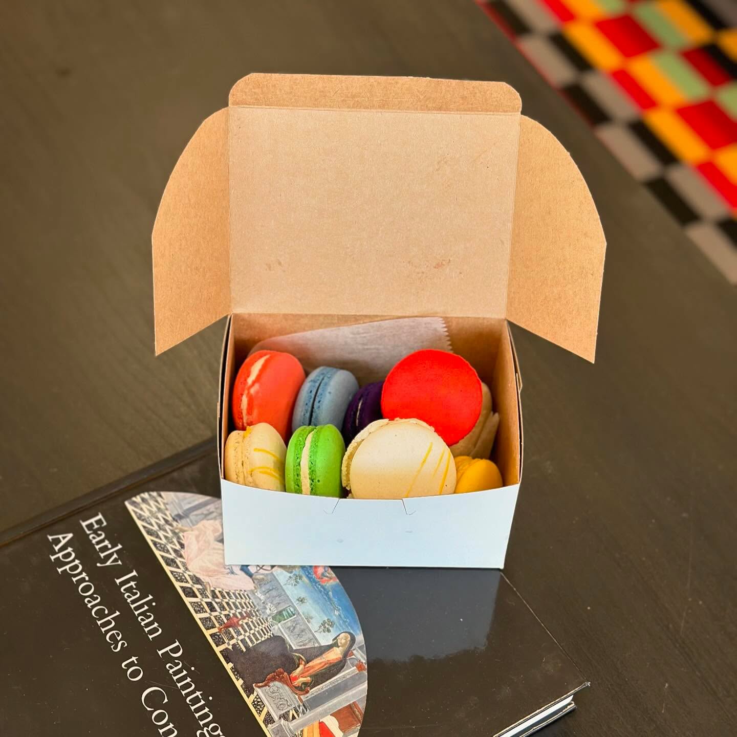 First department meeting of the year calls for macarons! @sift_bake_shop