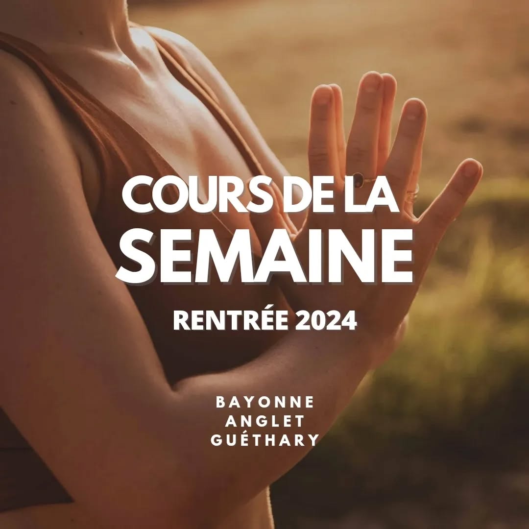 RENTRÉE 2024 🥳
-
Joie de vous retrouver cette année dans ces lieux qui me sont chers 🫶🏼 Voilà une semaine type pour l'année à venir en espérant vous y retrouver !
Je suis très heureuse d'y proposer des pratiques ouvertes à tous, quelque soit votre expérience avec le yoga 🙏🏻
• LUNDI & VENDREDI à @yogaetxea.guethary
• MARDI chez @artemotion_64
• JEUDI & DIMANCHE à @yogabaiona
👉🏻 STAGES ET ATELIERS sur mon site (lien dans la bio)
A vite sur le tapis les yogis !
°
#Rentrée2024 #YogaPourTous #CoursDeYoga #YogaPaysBasque #YogaGuethary #YogaBayonne #YogaArtEmotion #YogaBienÊtre #YogaCommunauté #YogaEnseignant #YogaPratique #YogaPassion #YogaStages #YogaAteliers #YogaFlow #YogaLife #NamasteYoga #BienÊtreEtYoga #YogiLife