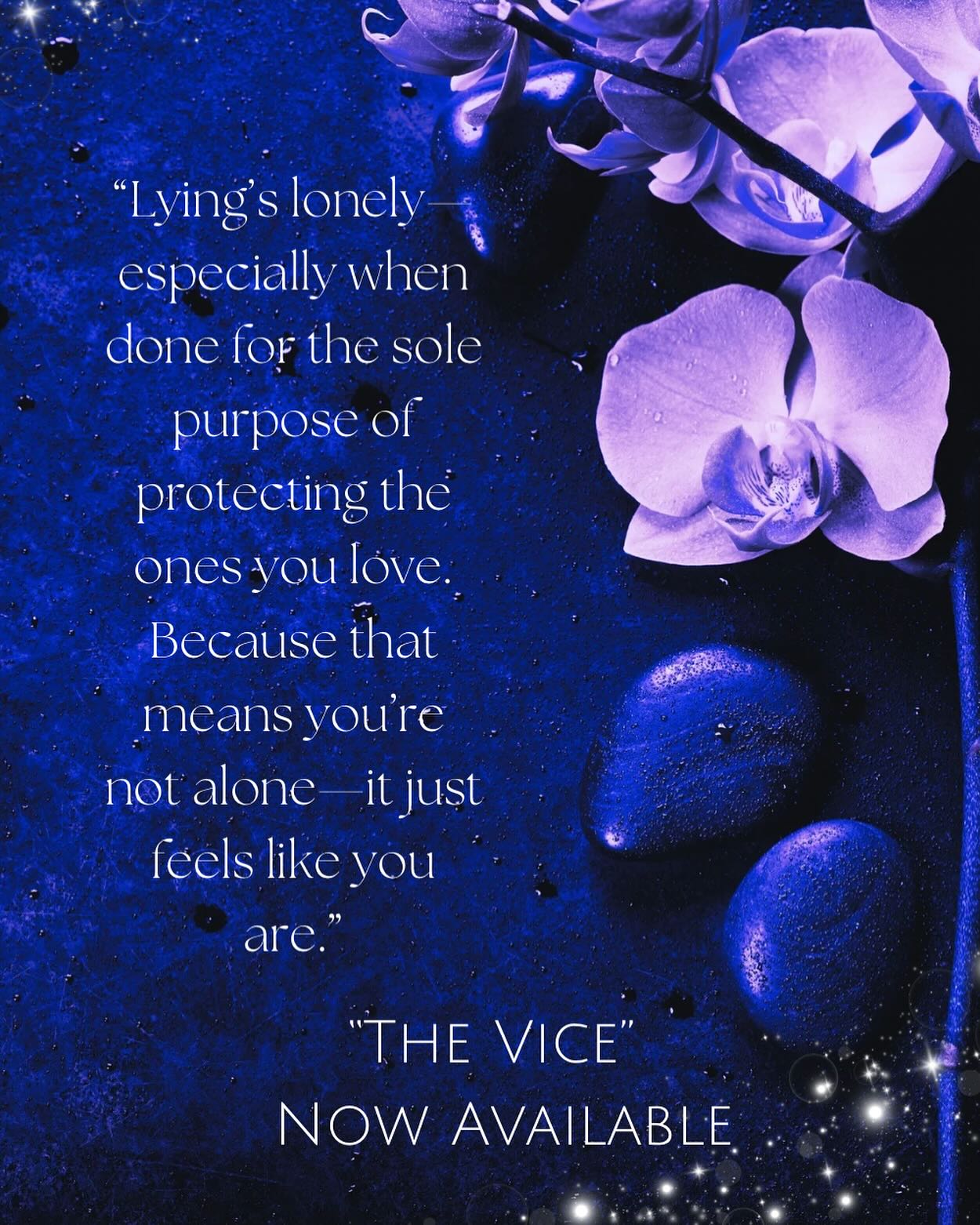 The second edition of The Vice has been officially released 💙 on sale at least through the end of the month. Ebook - 99c paperback - $7.99
Or if you're a subscriber to my newsletter, the email that was sent out this morning has a link to a free ebook copy 💙
Happy reading!