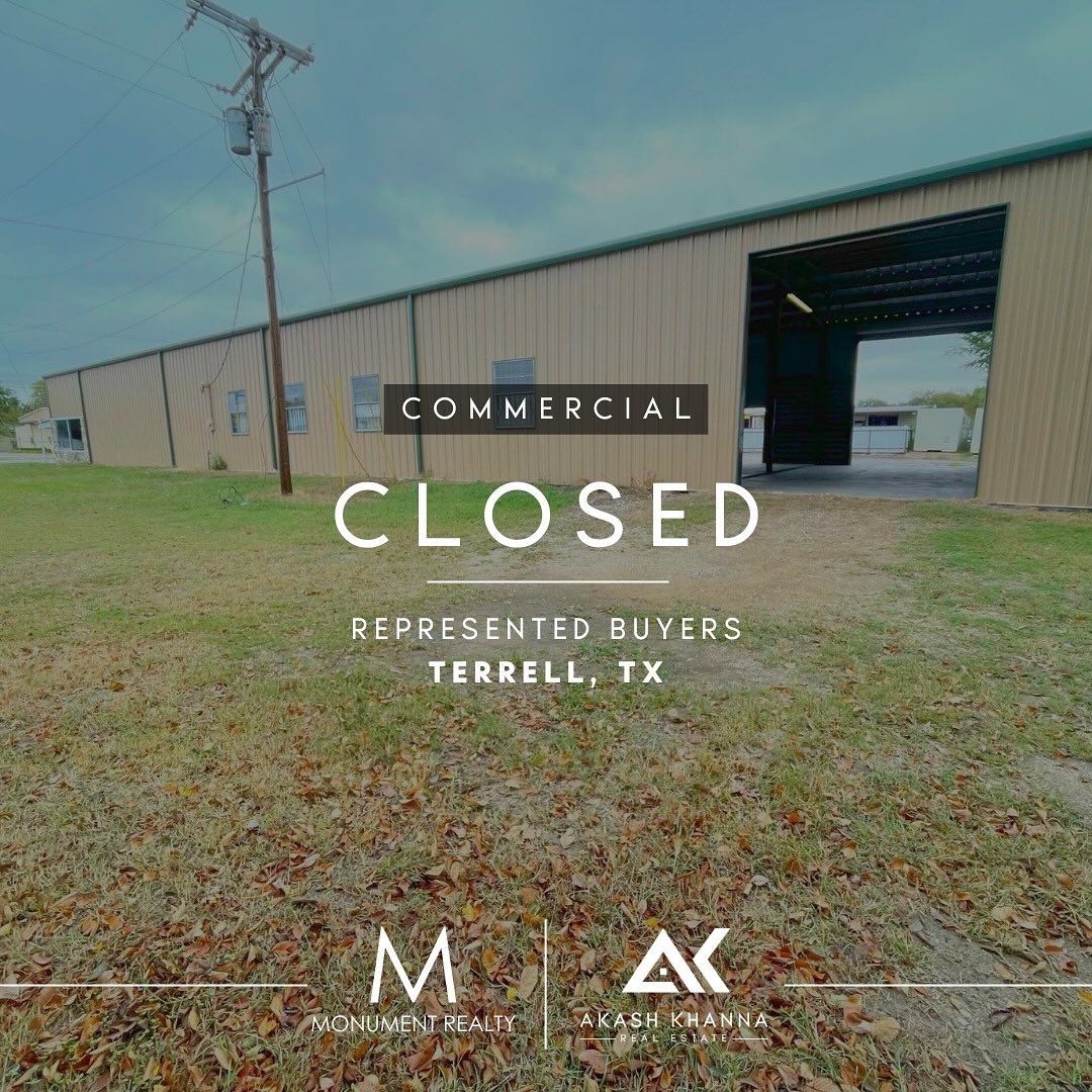 CLOSED | Commercial | Terrell, TX
Thrilled to announce another successful deal! 🎉
It was a pleasure helping Los Hermanos Tire Shop expand to their brand new location in Terrell, Texas! 🚗💨 With existing locations in Dallas and Irving, this marks their first location that they’ve officially purchased—an exciting new chapter for their business.
If you’re in the area, be sure to stop by and check them out for all your tire needs! 🛞 Huge congrats to Los Hermanos Tire Shop on this milestone! Go show them some love! 🙌
#realtor #texasrealestate #commercialrealestate #loshermanostireshop #terrelltexas #akashkhannarealtor #dallasrealestate #dallashomes #dallasrealtor #househuntingdallas #homesbyakash #dallastxrealtor #dallashomesales #realestatedallas #dreamhomedallas #dallasproperty #newhomedallas #realtorlife #dallasluxuryhomes #dallasliving #homesweethomedallas #dallasrealty #dfwrealestate #texashomes #dallasneighborhoods