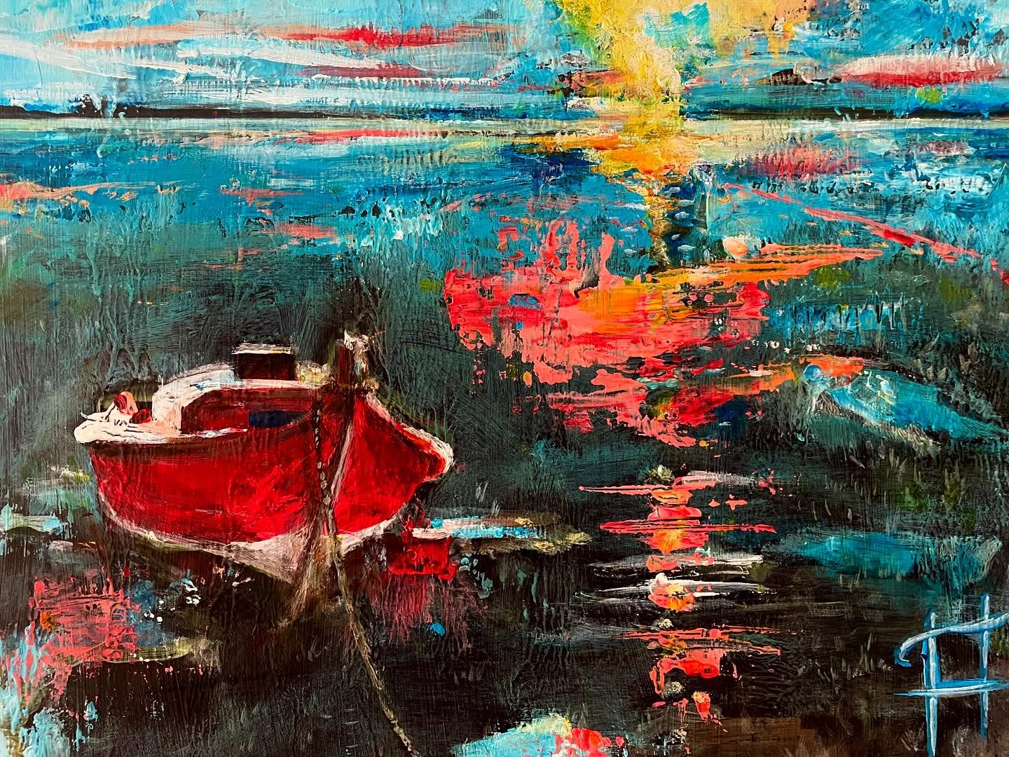 🎨Toile Acrylique au couteau
40x55 cm
Le bateau ivre Pinasse rouge au couchant du soleil 🤩
« Dans les clapotements furieux des marées,
Moi, l’autre hiver, plus sourd que les cerveaux d’enfants,
Je courus ! Et les Péninsules démarrées
N’ont pas subi tohu-bohus plus triomphants.
La tempête a béni mes éveils maritimes.
Plus léger qu’un bouchon j’ai dansé sur les flots
Qu’on appelle rouleurs éternels de victimes, »
Le bateau ivre A. Rimbaud
Pinasse rouge au couchant du soleil 🤩
#pinasse #bassinarcachon #peinturecontemporaine #peinturecontemporaine #peintureacrylique #coucherdesoleil #sunset #painting #acrylicpainting #acryliconcanvas #nature #capferret