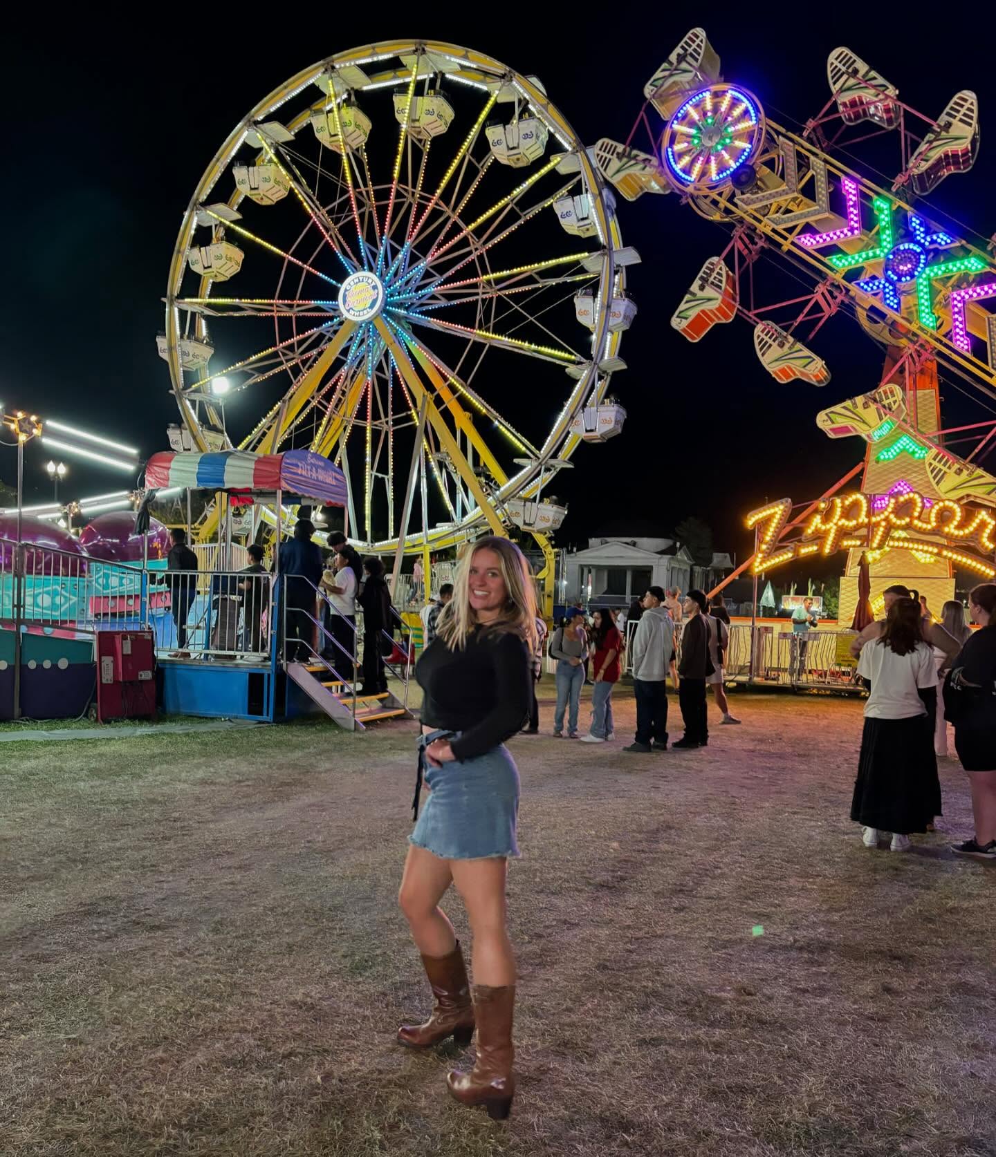 i did cry on one of the rides…
a) bumper cars
b) ferris wheel
c) the upside down one