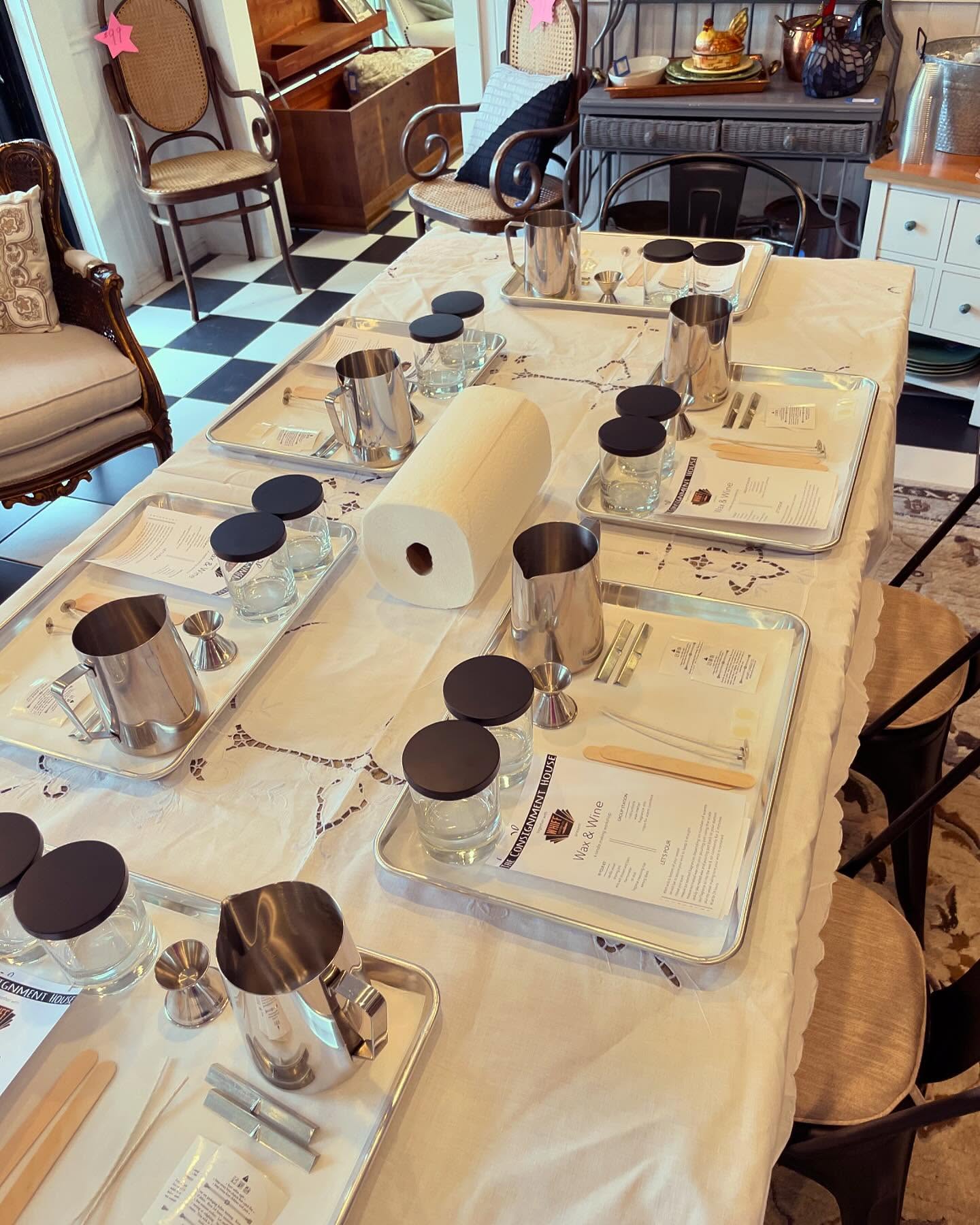 We had the BEST time at the Wax and Wine event on Saturday afternoon. Thank you @theconsignmenthouseeastcobb for hosting another fabulous event. And thank you to all the participants. You were a blast!
Stay tuned for the next workshop.
#whiffcandlecompany #whiffcandleco #waxandwine #soycandles #handpoured #smallbatch theconsignmenthouseeastcobb