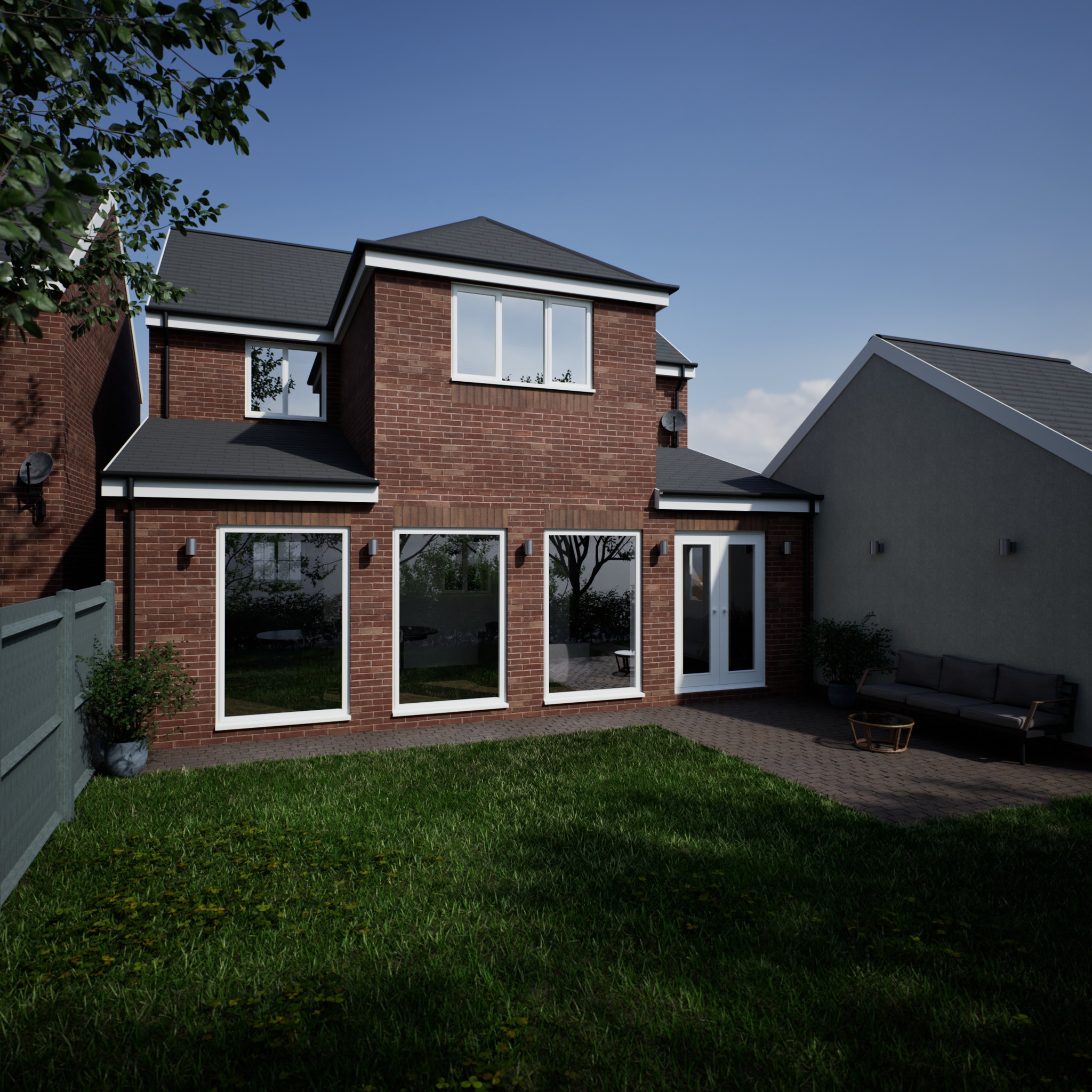 ✅ Planning Permission Approved ✅
Thrilled to announce that another planning application has been approved, weeks ahead of the expected decision date!
🏠 This exciting project will enhance a new build property with a full-width ground floor extension, creating a stunning dining and lounge area with full-height glazing overlooking the garden. The first-floor extension will transform the house into a spacious 4-bedroom family home and garage conversion creates a dedicated home office.
👷♂️With planning approval in place the next stage will be to obtain building control approval with our Phase 2 Construction & Regulation drawings ready for works to commence on site!
If you're planning a project to extend and improve your home, get in touch to see how I can help or visit www.3dgearchitecture.com
#Extension #homeimprovement #openplanliving #remodel #designinspiration #HomeRenovation #remodeling #conversions #bedroom #kitchenremodel #transformation #architecturaldesign #design #renovation #architecturedesign #building #moderndesign #project #architecture #Render #render3d #CGI #visualization #interiordesign #visualart #planning #planningpermission #buildingcontrol #southwales