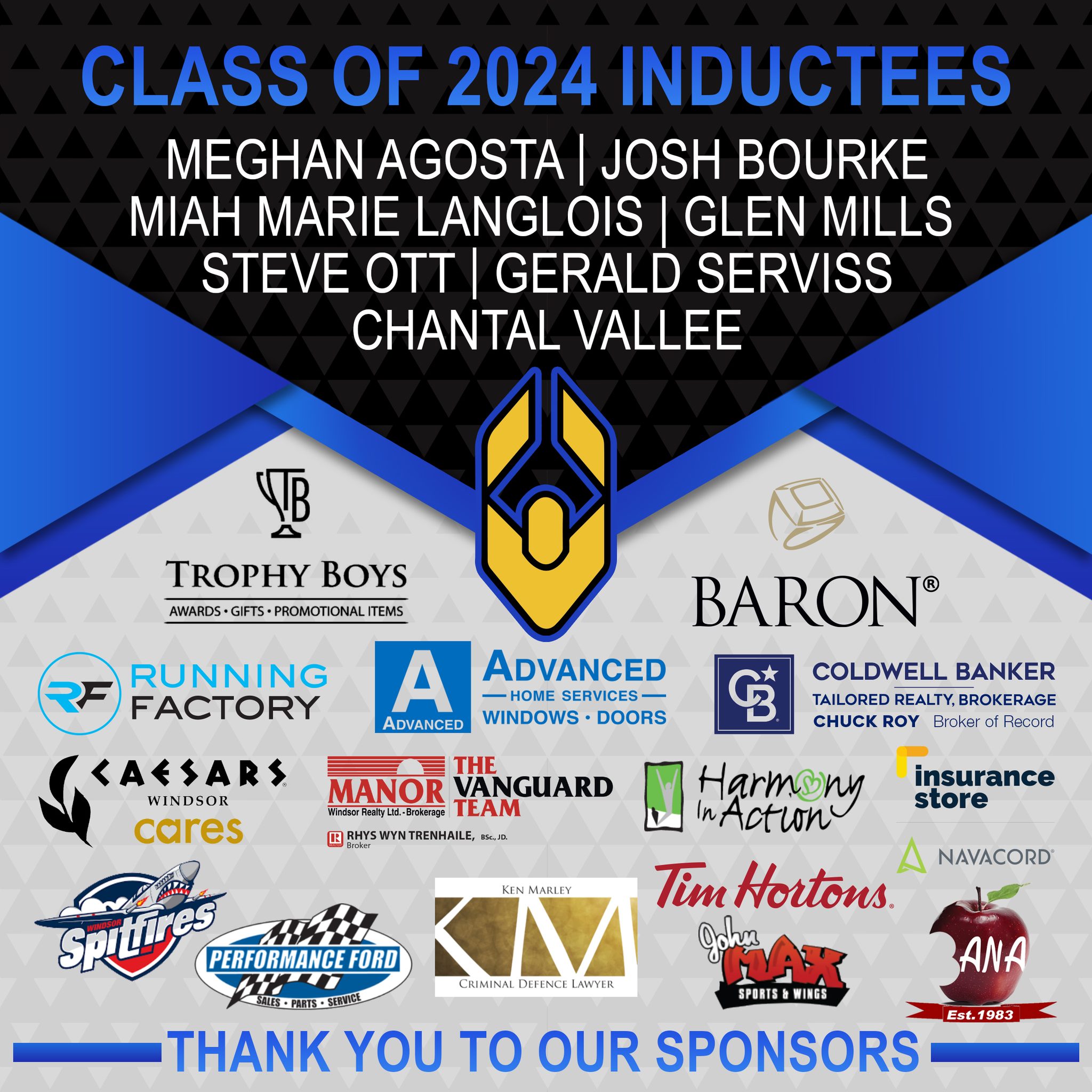 A HUGE “Thank You” goes out to our amazing sponsors who help make the Gala such a massive success! We can’t do it without you!! 🙏🏻
.
🎟️ Don’t Miss out! Tickets are on sale NOW for the 2024 WECSHOF Gala! 🏆
To purchase tickets ONLINE or IN-PERSON, use the link in our bio!
.
We can’t wait to host our annual Inductee Gala on October 5th at the Ciociaro Club of Windsor!
.
.
#wecshof #HallOfFame #Gala #Athletes #Builders #Inductees #windsoressex
#windsor #Sports