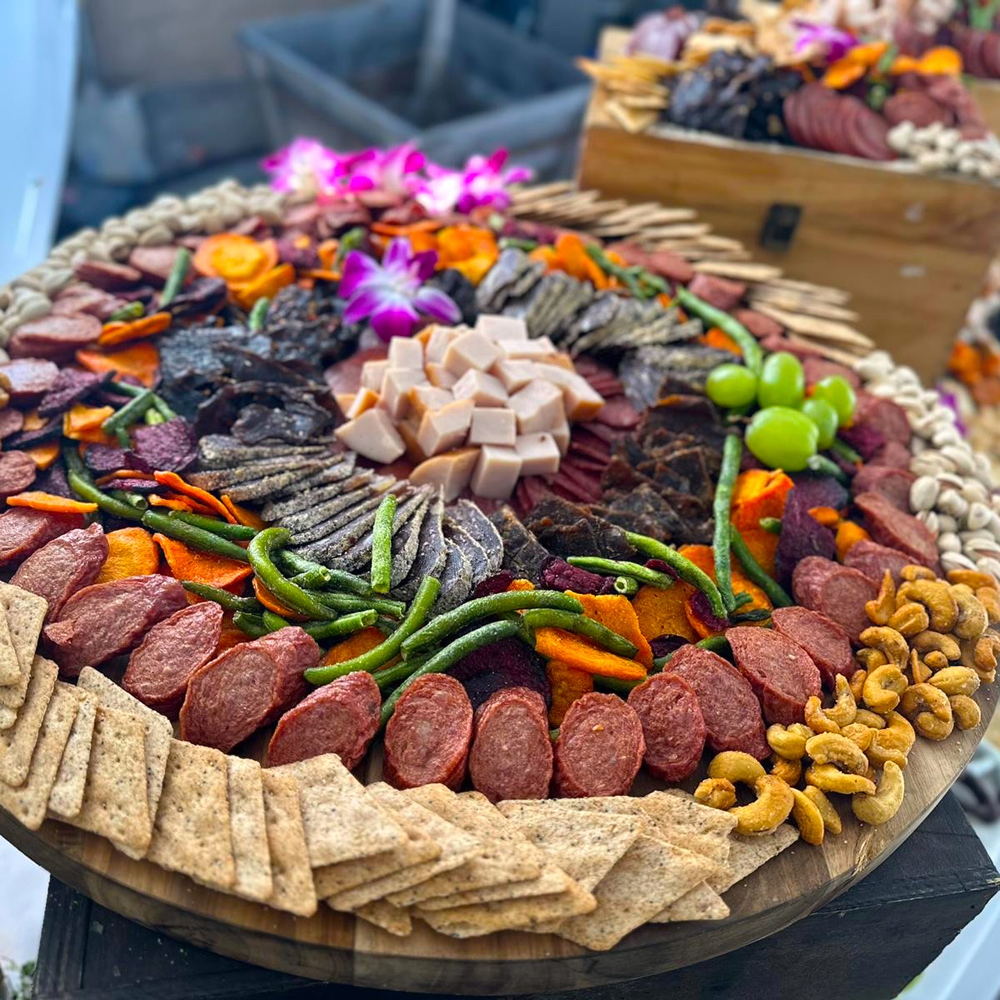 Elevate your event with the art of grazing! Our meat boards are a feast for the eyes and the palate โค๏ธโ๐ฅ
#koshercharcuterie #jewishevent #koshercatering