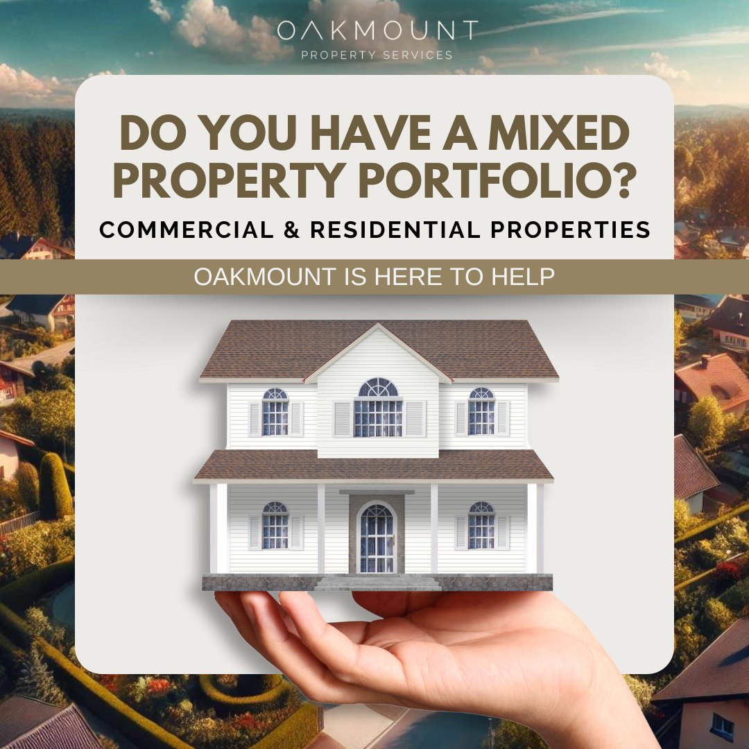 Do you have a mixed commercial and residential property portfolio? Not many agencies handle both, but at Oakmount, we do! While we don’t get involved in lettings (that’s for the estate agent), we take care of all the admin afterwards. From deposit protection and contractor management to ongoing tenant communications, we handle the hands-off tasks so you don’t have to.
Let us take the admin off your plate. Contact us today!
📞 0161 250 5735 📧 rs@oakmount.uk
#PropertyManagement #Oakmount #MixedPortfolio #Landlords #Manchester #LandlordAdmin #CommercialProperty #ResidentialProperty #Manchester
