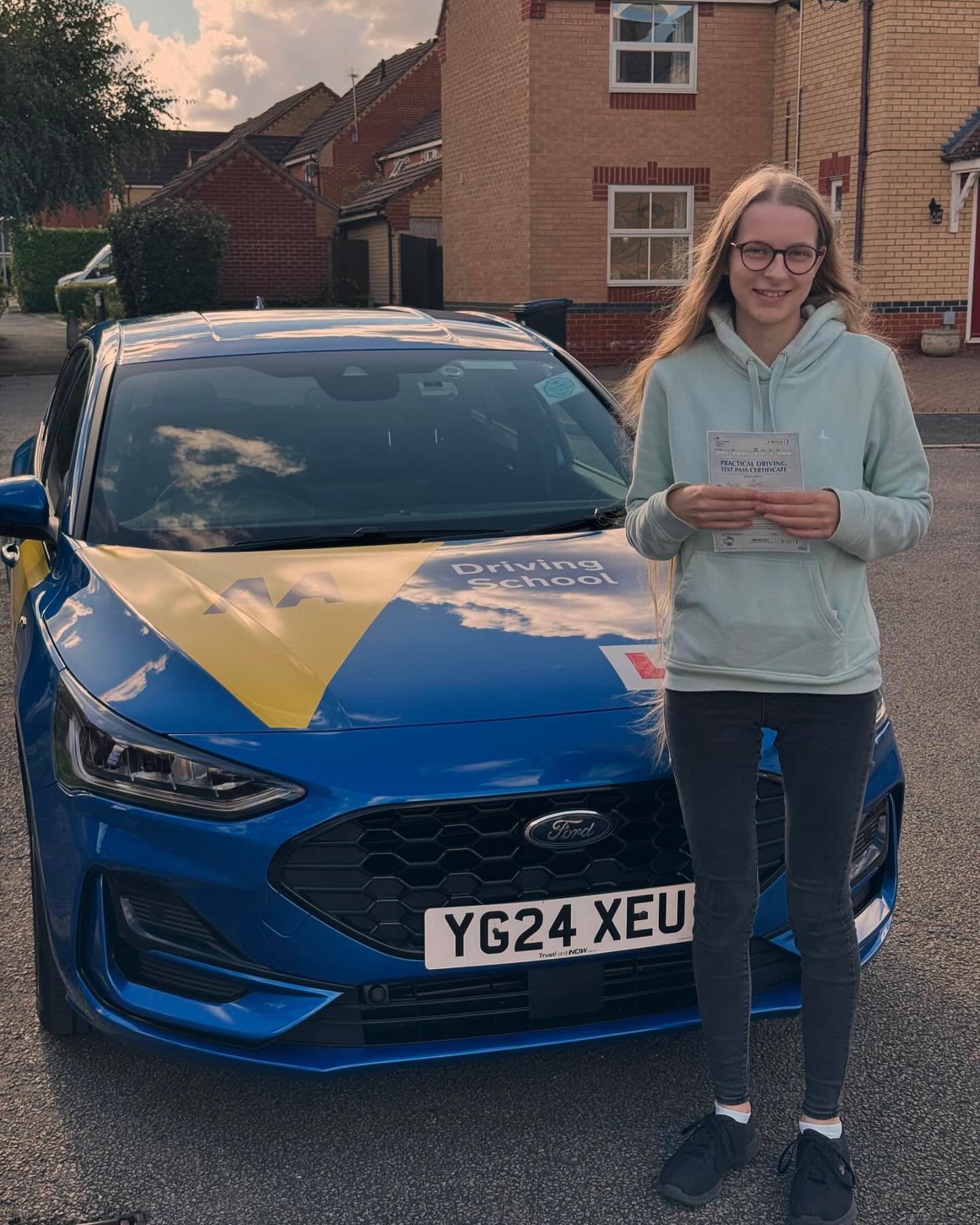 Congratulations to this young lady Phoebe who passed her driving test this morning 3/10/24 at 11.11 at Bury St Edmunds DTC. A great drive with just 2 driving faults after narrowly missing out the first time. It’s been a pleasure Phoebe. Enjoy your Birthday Celebrations this weekend and all the very best for the future. #wsdrivingschool #elydrivinginstructor #elydrivinglessons #carbonneutral #newdrivercoaching