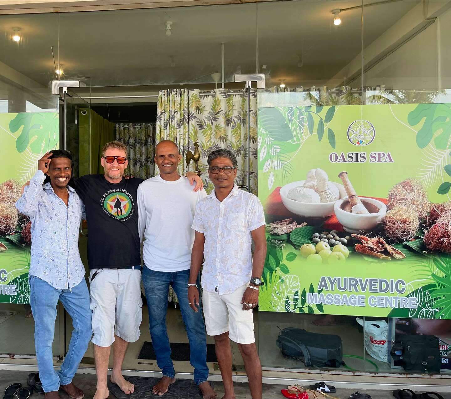 Good luck from us all @lionsrest to Wasantha on his new Oasis Ayurvedic Spa in Ahangama