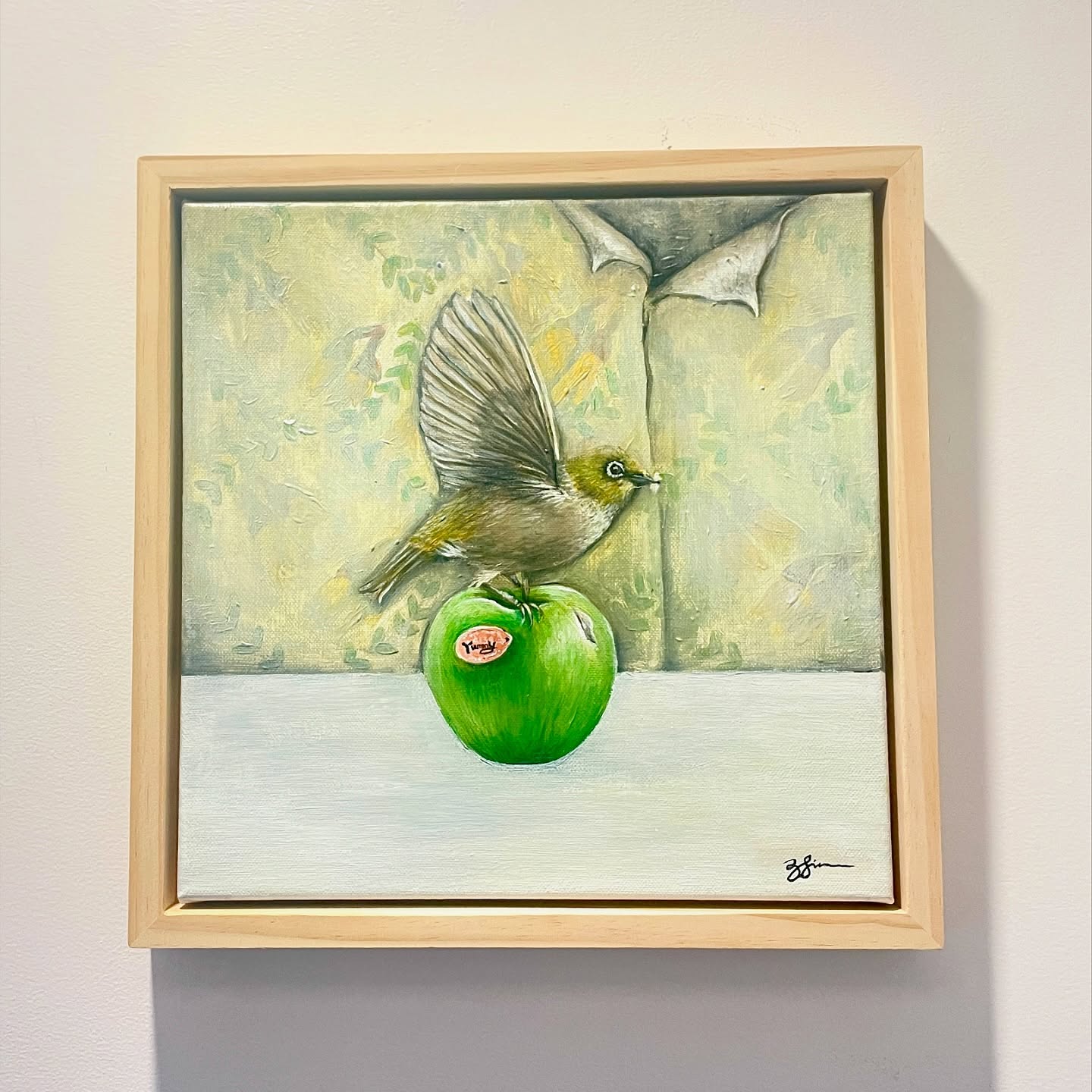 āYummyā
Acrylic on canvas
Varnished & mounted in natural pine floater frame.
Available for purchase at this yearās 116 exhibition in the historic village in November.