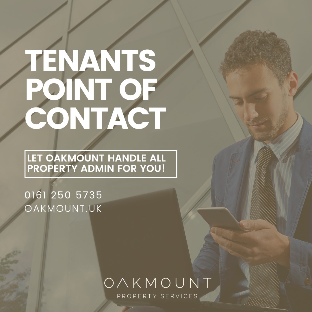 Let Oakmount Property Services be the bridge between you and your tenants. Our responsive and dedicated team is the reliable point of contact, ensuring smooth communication and seamless tenant relations. Trust us to keep your rental properties in great shape and your tenants happy.
☎️ 0161 250 5735
📩 rs@oakmount.uk
#TenantRelations #PropertyManagement #OakmountPropertyServices #PeaceOfMind #Landlords #Manchester #LandlordAdmin