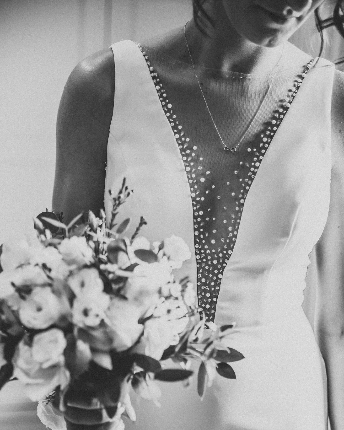 Simplicity holds its own beautyโฆ. #wedding #weddingdress #bride #monochrome #picoftheday #candid #natural #nikon #potrait