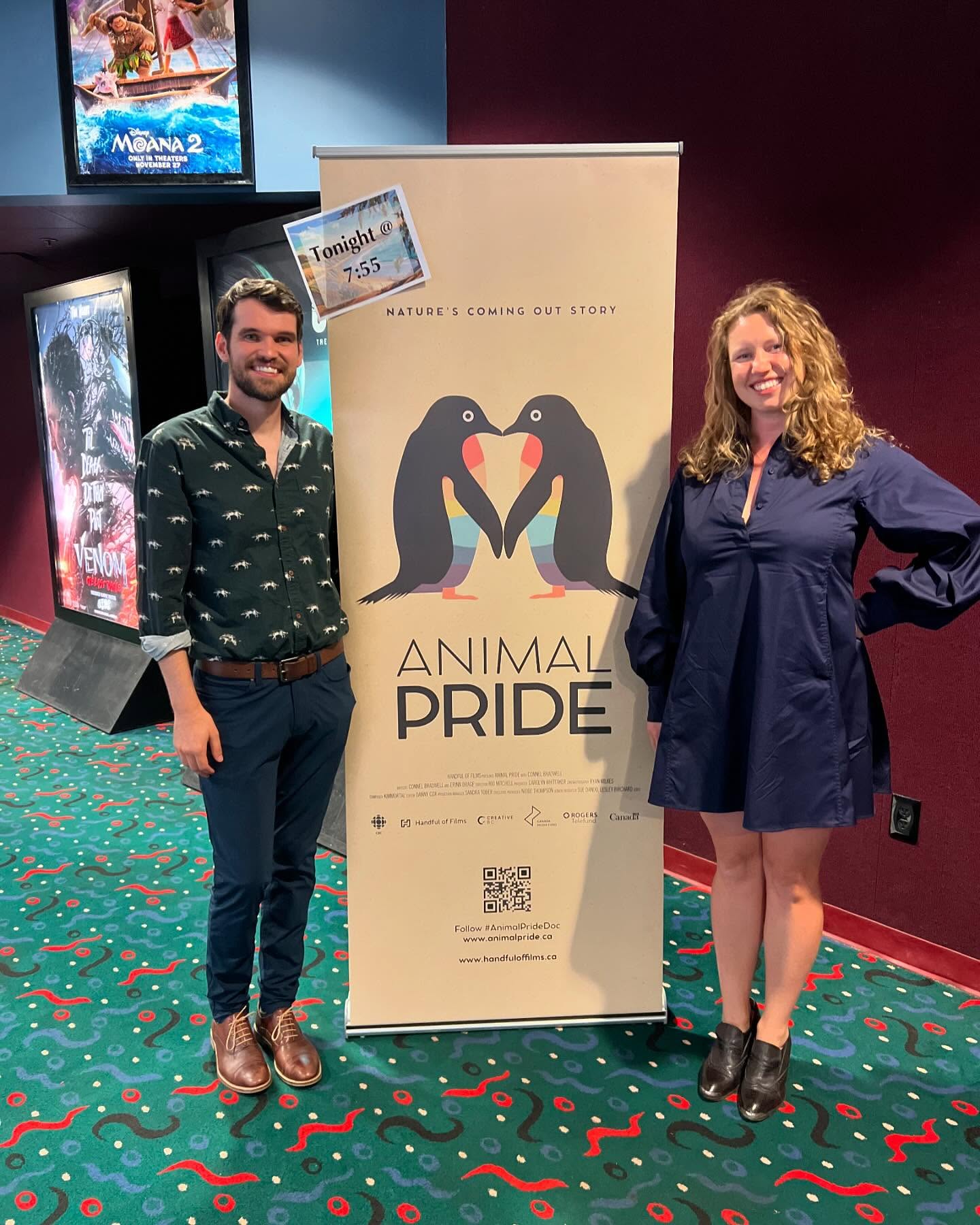 Premiere tonight @naturetrackfilm with @and @riomitch in attendance! Thank you @cbcdoc and @handfuloffilms