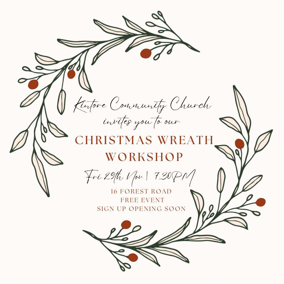 Sign up to our wreath making evening is now live…!
https://hillviewcc.churchsuite.com/events/wfb35dw2
#kintore #christmas #kintorecommunitychurch #christmas2024
