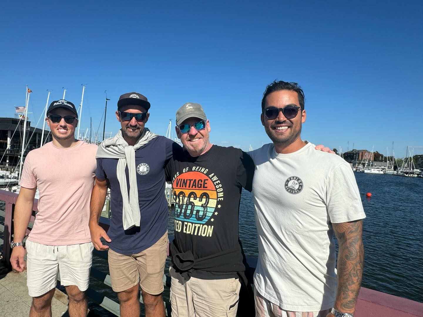 Bumped in to these legends in Annapolis 😊👍 #parlayrevival