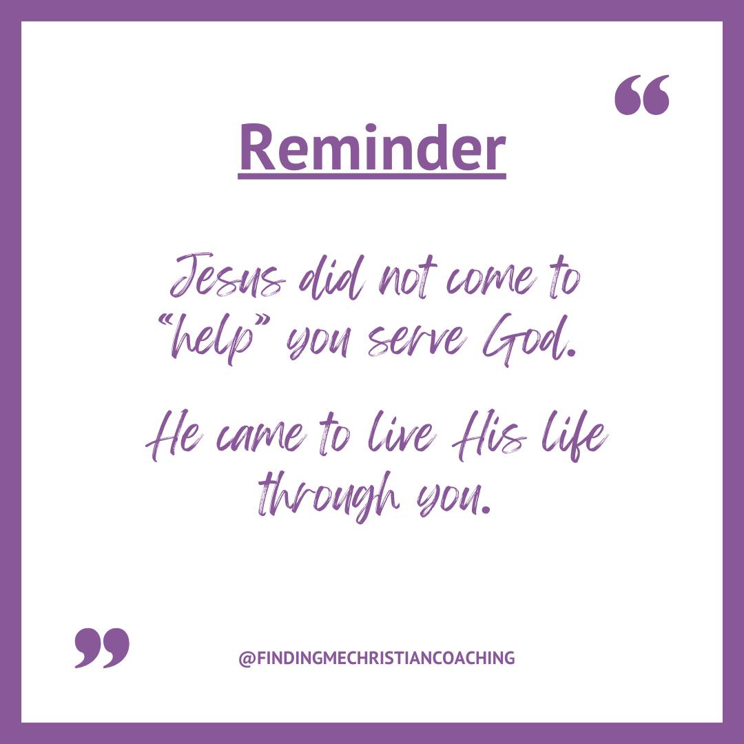 Here's the truth. 💯✝💜
It's impossible to live the Christian life.
Only Jesus can live it.
"Jesus came to get Himself out of heaven and into men," as Bob George shares in Classic Christianity.
Paul wrote in Galatians 2:20:
"I have been crucified with Christ and I no longer live, but Christ lives in me.
The life I live in the body, I live by faith in the Son of God, who loved me and gave Himself for me."
How do you allow Jesus Christ to live through you?
Read the book, Classic Christianity, by Bob George to find out. ✝💜
#ClassicChristianity #lifeinChrist #Christislife #Galatian2v20 #personalgrowth #spiritualgrowth #identityinChrist #Christianlifecoachforwomen #lifecoachforChristianwomen #abundantlife #gospel #Enneagramlifecoach #findingyou #Enneagram1 #Enneagram2 #Enneagram3 #Enneagram4 #Enneagram5 #Enneagram6 #Enneagram7 #Enneagram8 #Enneagram9 #selfmanagement