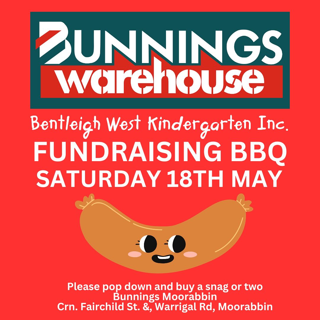 Come down to @bunnings Moorabbin and purchase a fundraising sausage this Saturday