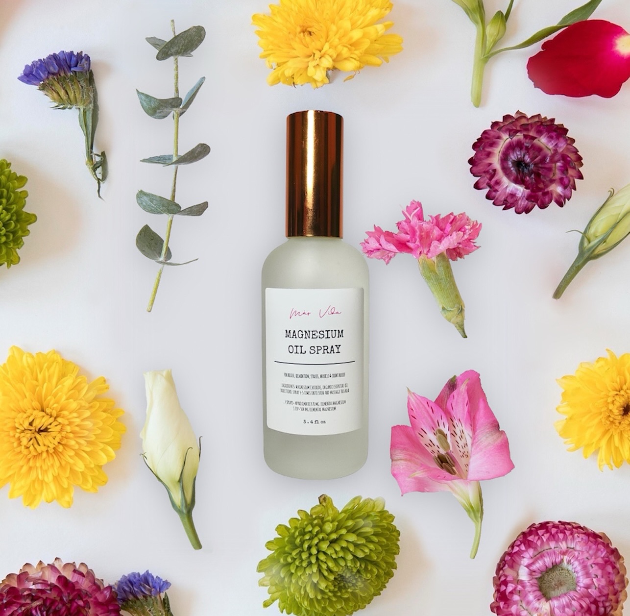 ✨ Topical Magnesium Oil Spray ✨
Magnesium, an essential trace mineral, plays a crucial role in over 300 enzymatic systems that govern a wide range of biochemical reactions within the body. These include the regulation of processes such as protein synthesis, muscle and nerve function, blood glucose control, blood pressure maintenance, and the promotion of healthy brain development. Recent research indicates that a significant portion, up to 75%, of the American population is deficient in magnesium. This deficiency has been linked to adverse effects on sleep quality, muscle development, nerve and heart function, and can manifest in symptoms like anxiety, poor circulation, stress, and headaches.
Our magnesium is derived from the ancient Zechstein Seabed in the Netherlands, providing a potent and efficient means of supplementing magnesium levels in the body. Formulated for topical application, it facilitates rapid absorption into the bloodstream within minutes.
To enhance the formula, we have incorporated organic essential oils such as lavender, rose, and chamomile. These oils not only soothe the skin but also contribute to reducing inflammation and calming the nervous system. Together, this powerful combination works synergistically to alleviate stress and tension, promote muscle relaxation, and support improved sleep.
Shop now! Link in bio 🌸