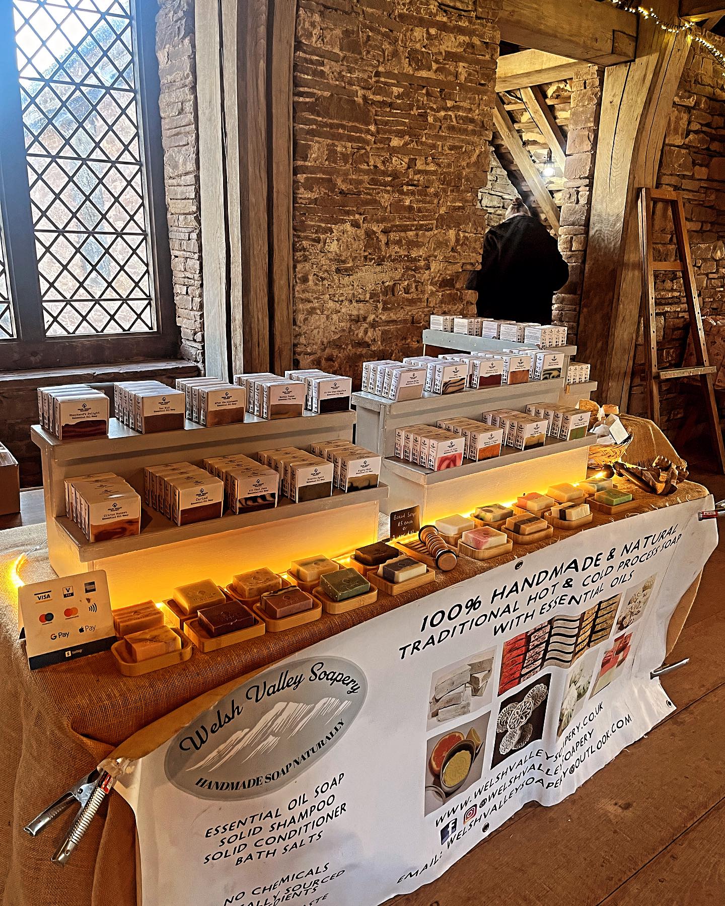 Beautiful destination at Tretower Court Crickhowell. It’s beginning to feel a bit like Christmas!!