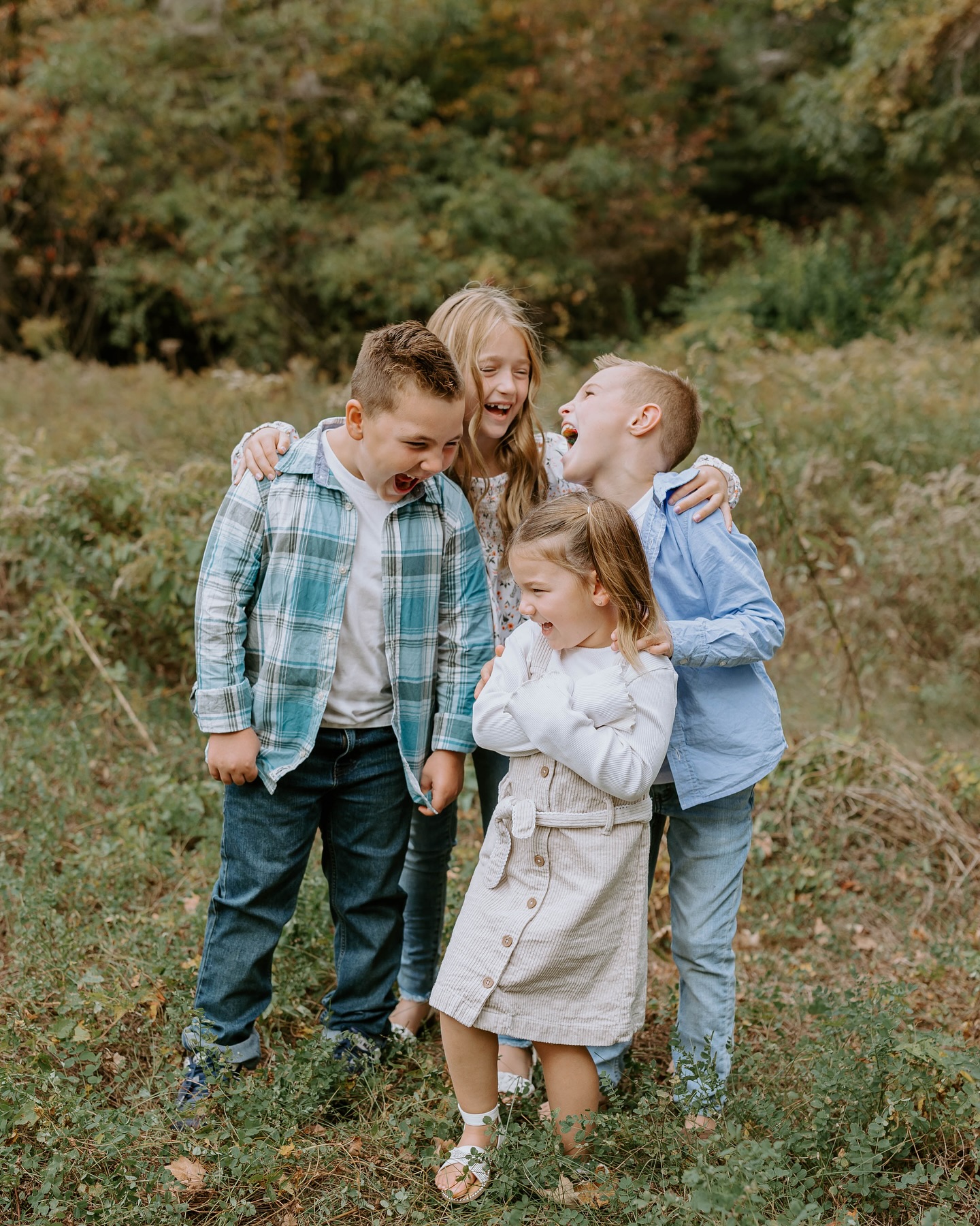 Hey hi hello! I’m forever sharing the moments I capture of all you beautiful people in this corner of my world. I thought it was time to show you a little piece of my entire world.
Meet my family 🫶🏼
Taken and edited by me - with the help of my bestie and hubby. Along with some solid instructions of “stand right here and push this button while holding that one!” I’d say my associates nailed it! Thank you thank you thank you!