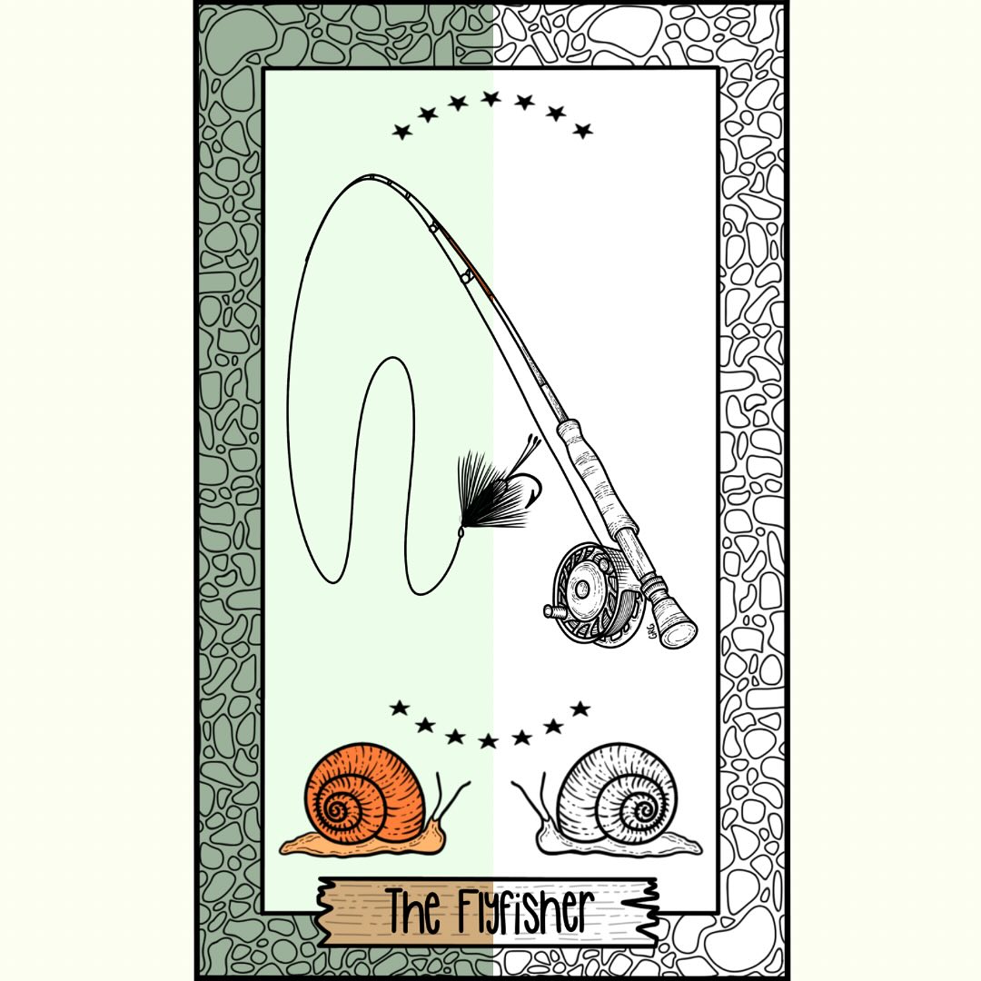 “The Flyfisher” (Adventurer’s Tarot Deck 13/30)
#graphicdesign #design #digitalart #digitalmarketing #graphicdesigner #graphics #creative #designinspiration #graphic #artist #digitalillustration #illustration #logodesign #smallbusiness #sketchbook #nature #flora #fauna #flowers #animals #trees #mountains #environment #designwork #procreate #witchy #tarot #adventure #flyfishing #fishing