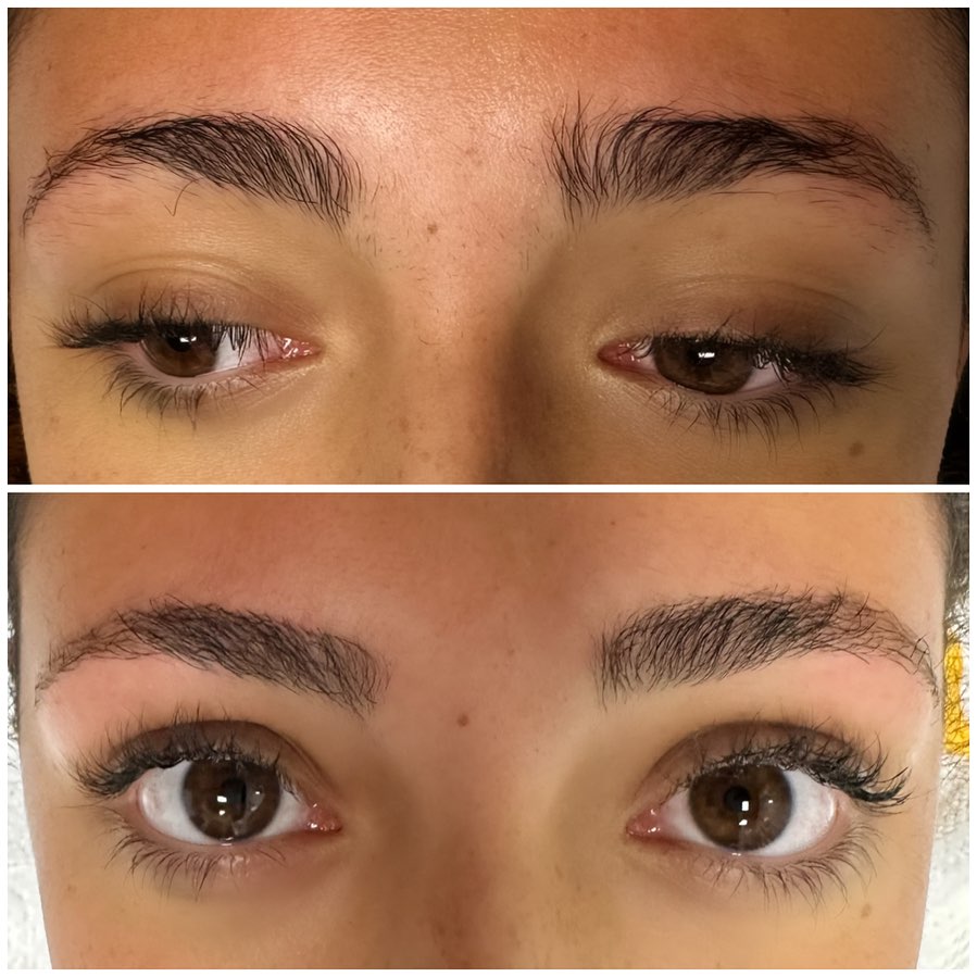 From wavy to brow envy! 😍✨ Witness the stunning transformation of these brows post-lamination. @marlenaskincare tamed those unruly hairs that once grew in different directions, crafting smooth and beautifully shaped brows. Brow lamination magic at its finest! 🌟 #BrowLamination #BeforeAndAfter #BrowTransformation #folsomsalon