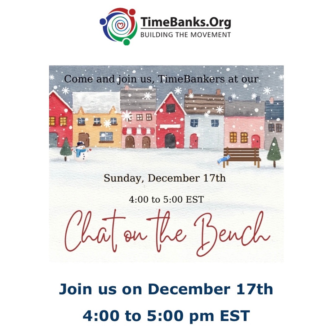 Join YTB as we join TimeBanks org and listen to Camerados on December 17th as they talk about Public Living Rooms. Public Living Rooms are spaces in our communities - welcoming, no-agenda places for folk to sit down with a cuppa, have a chat, and feel more human. Registration link is in story.