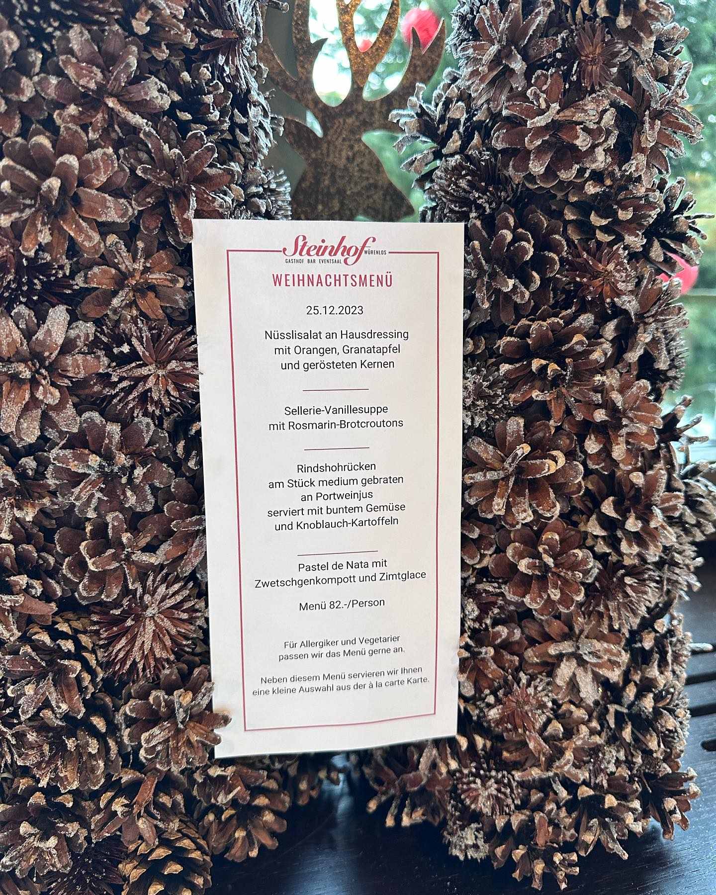 Wir freuen uns über ihren Besuch🌲
Reservation unter 0564242849
Euer Team Steinhof❤️